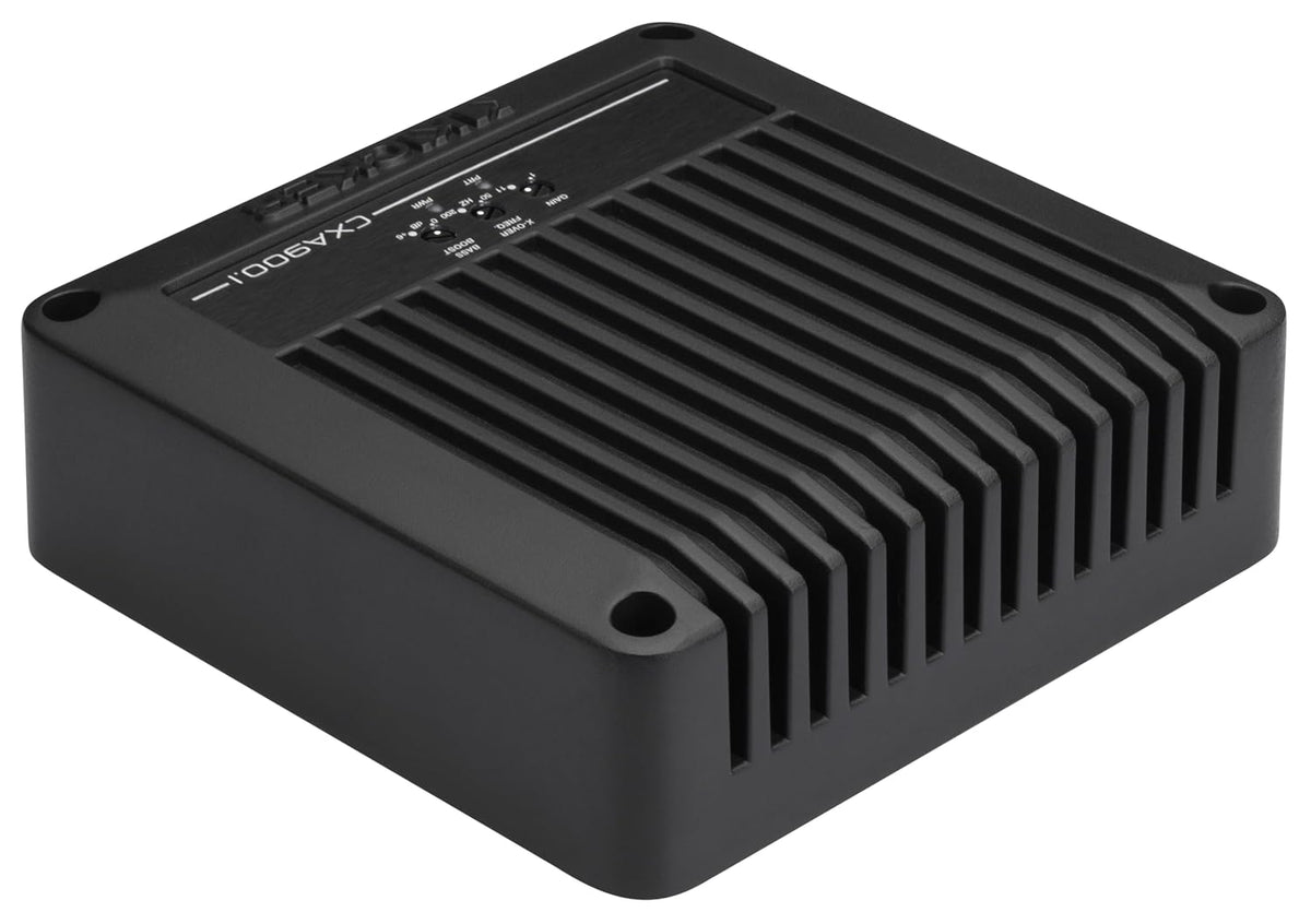 KICKER 53CXA9001 amplifier rear heatsink angle