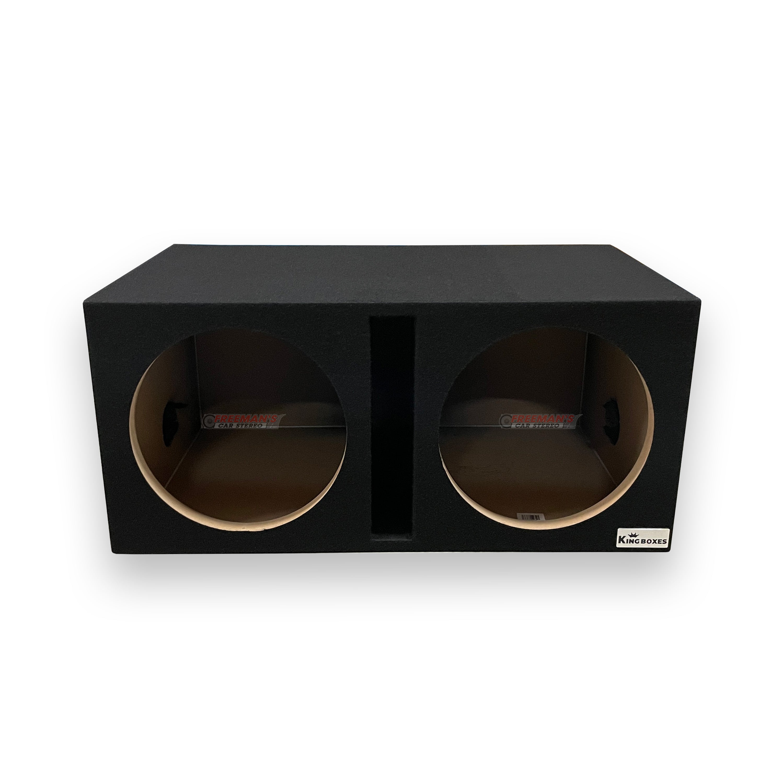 King Boxes D12V Dual 12 Inch Speaker Box, Ported