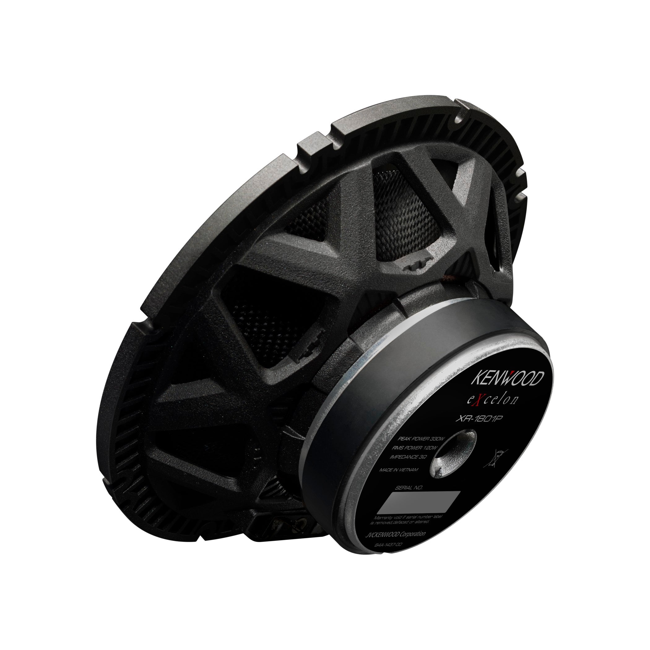 Kenwood eXcelon XR-1801P 7" Component Car Speakers, 3Ohm, Pair
