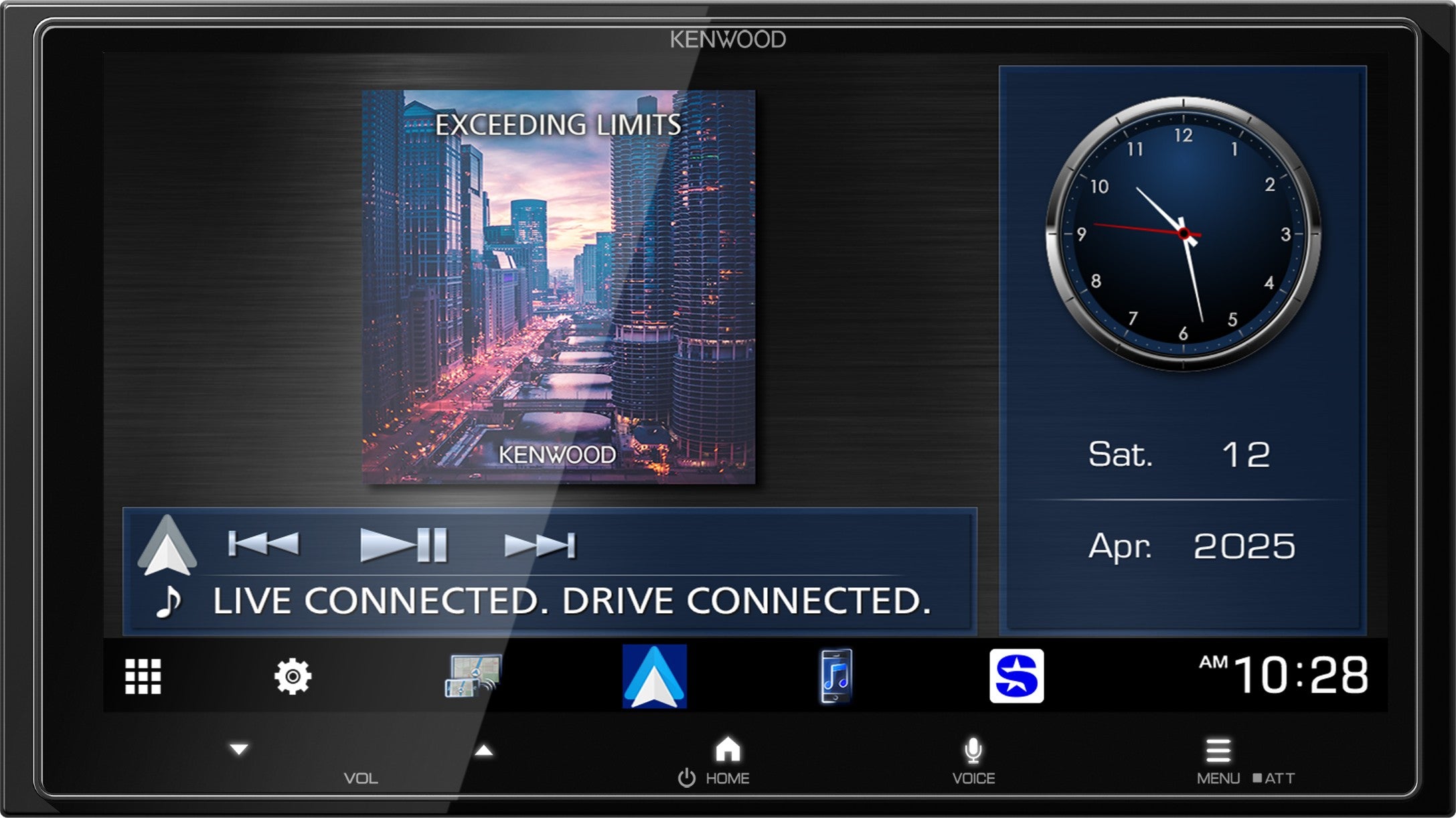 Kenwood DMX8710S Multimedia Receiver w/ Apple CarPlay Android Auto