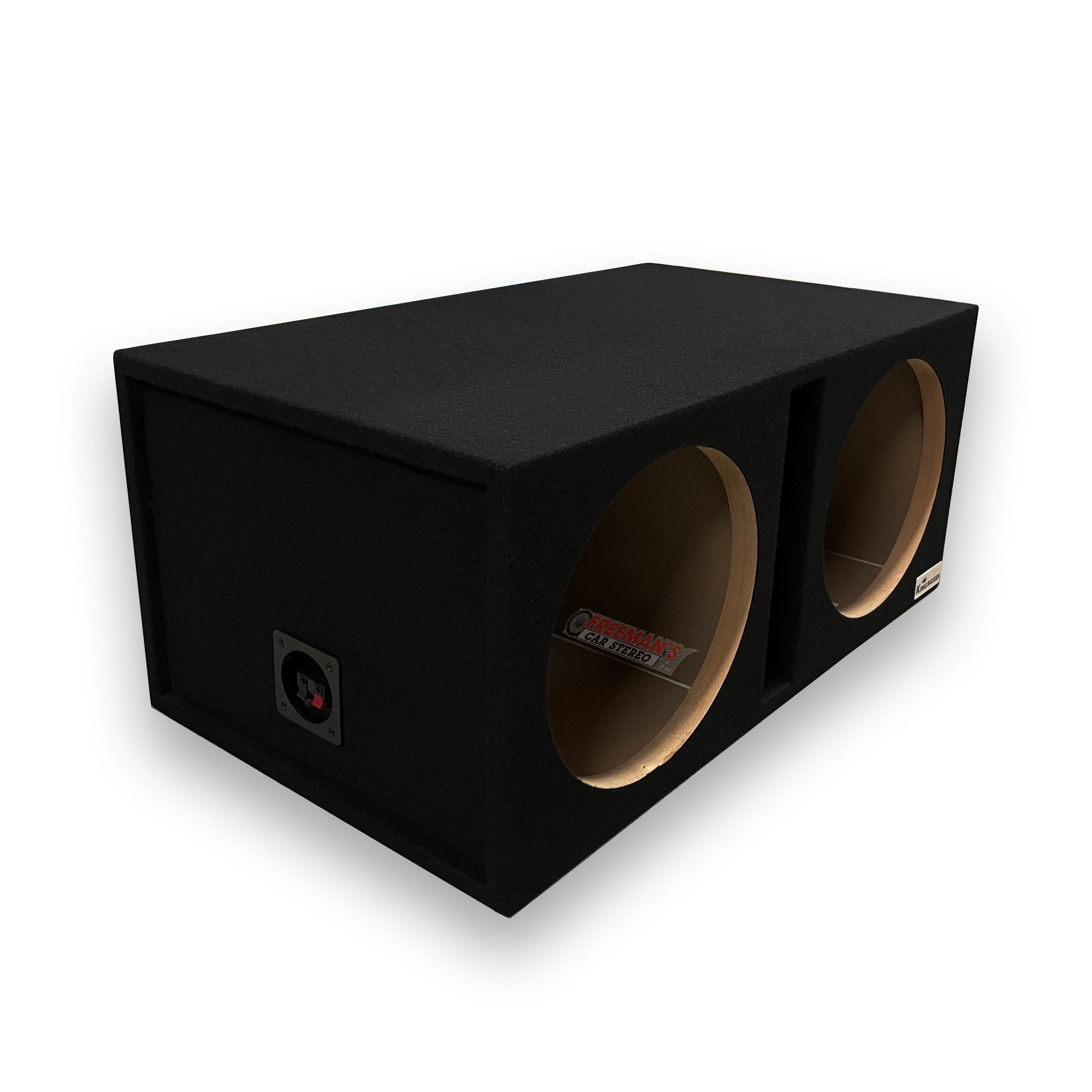 King Boxes D12V Dual 12 Inch Speaker Box, Ported