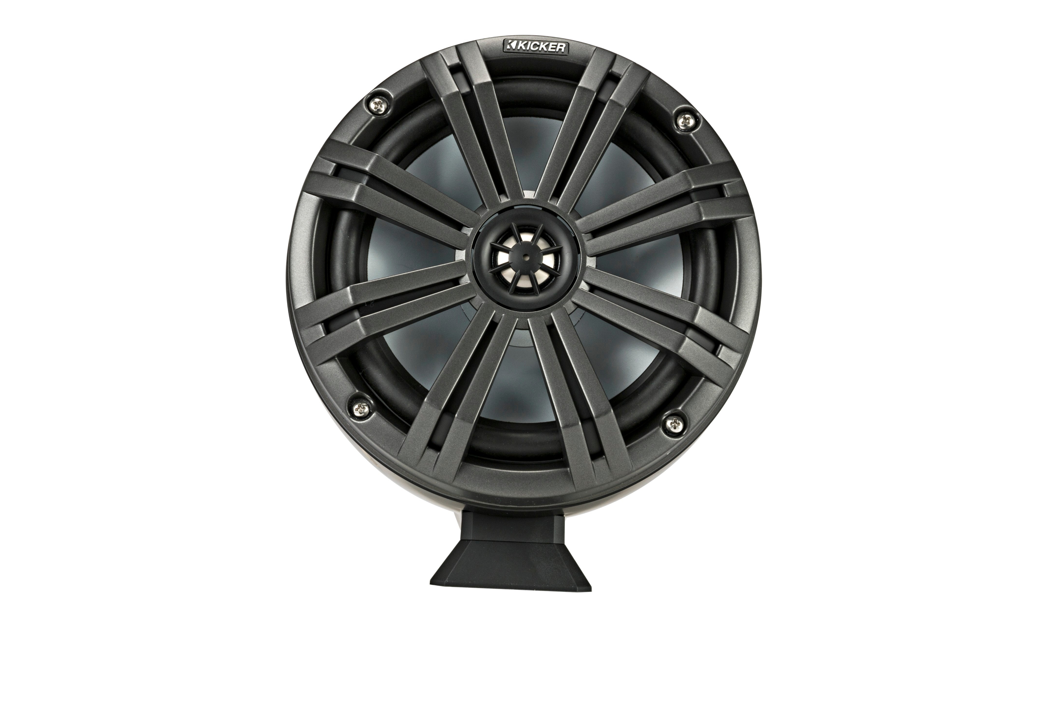 Kicker 46KMFC8 8" KMFC Marine Coaxial Tower Speaker System – Black