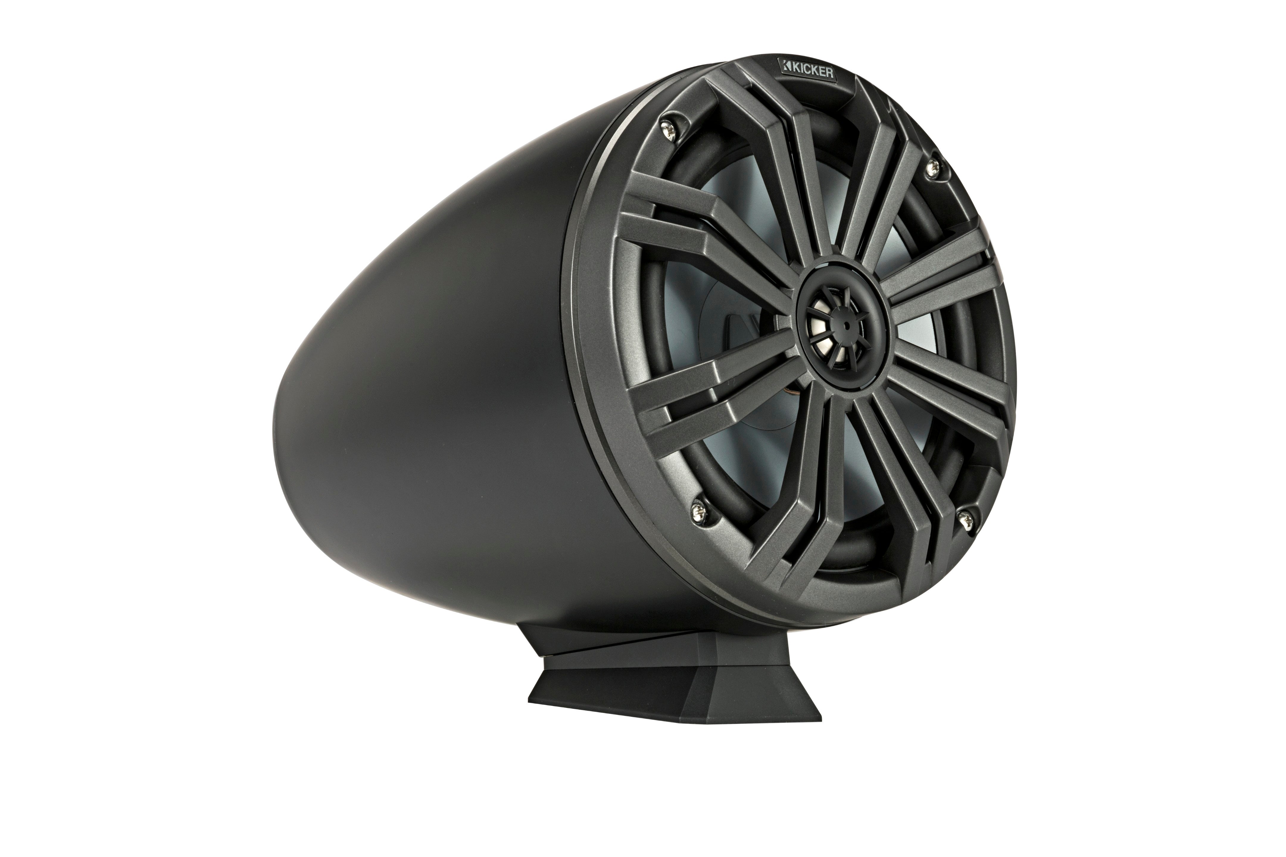 Kicker 46KMFC8 8" KMFC Marine Coaxial Tower Speaker System – Black