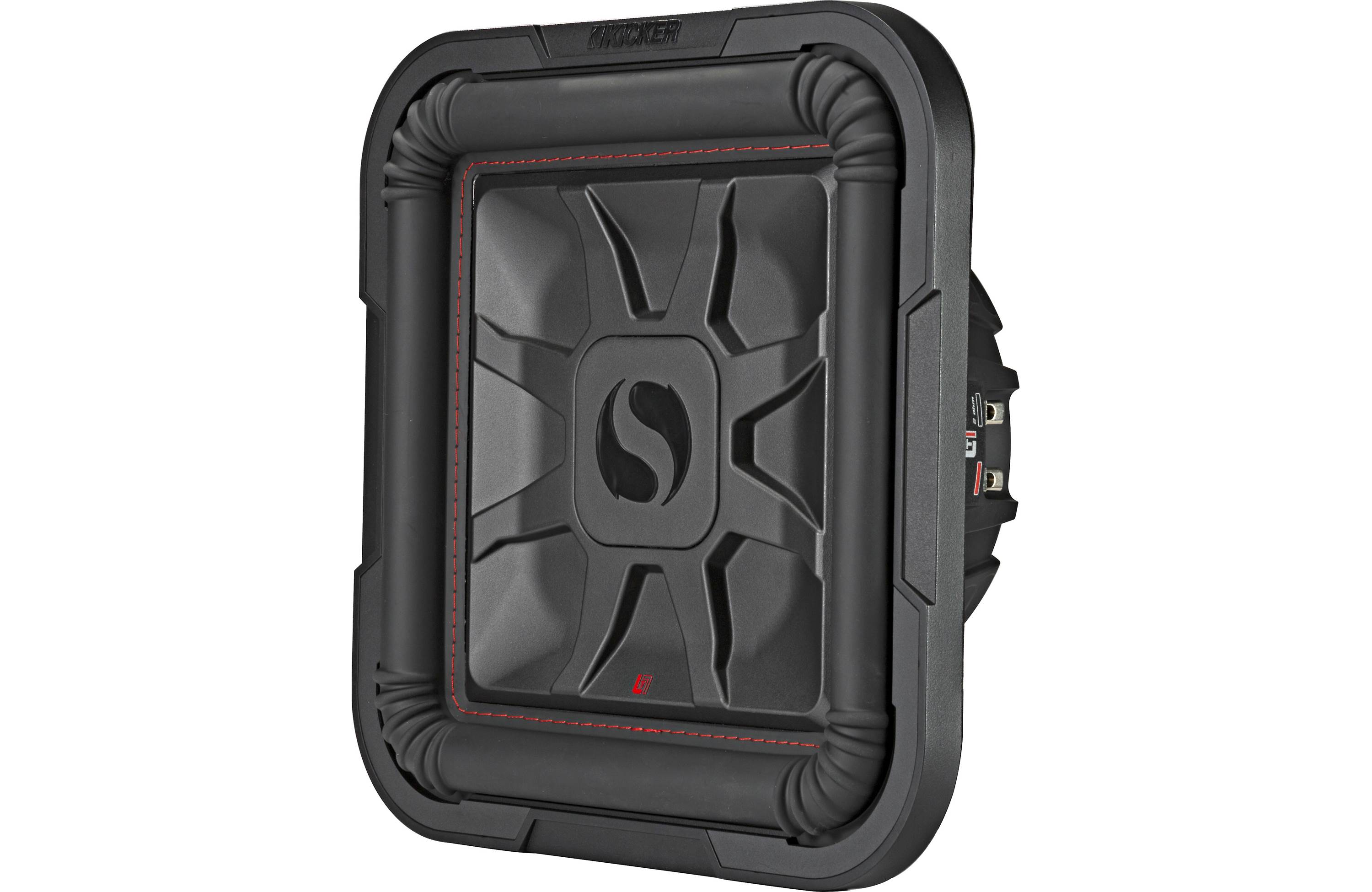 Kicker 46L7T124 12" Dual 4-Ohm L7T Shallow Mount Car Subwoofer Speaker