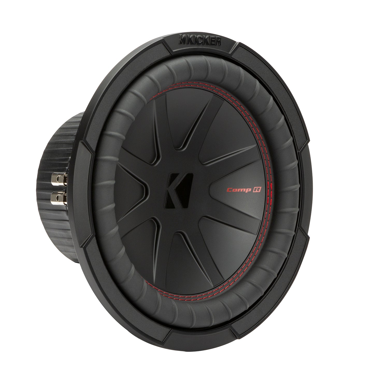 Kicker 48CWR102 Amplifer and Subwoofer Bass Bundle with Install Kit