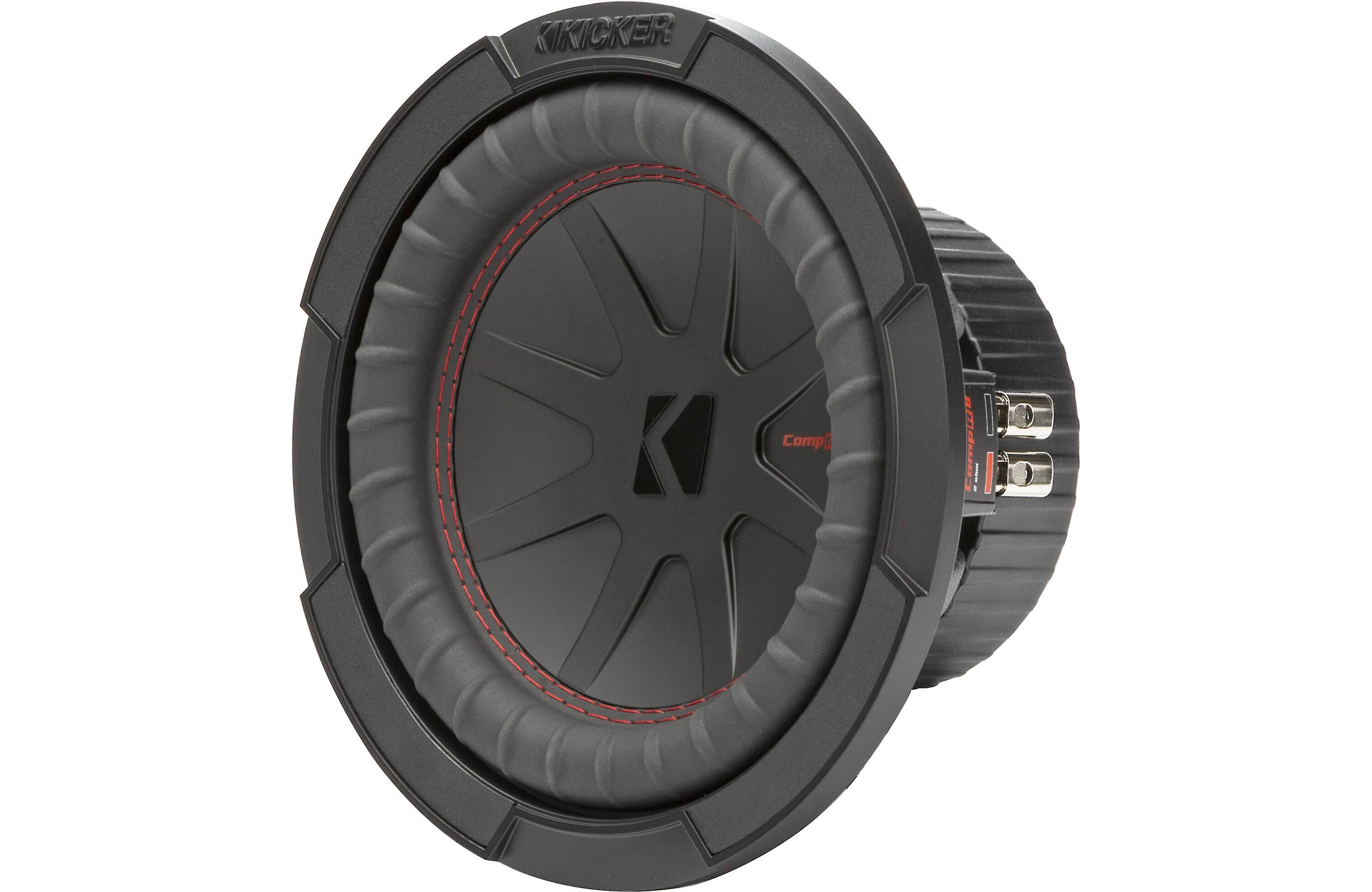 Kicker 48CWR84 Amplifer and Subwoofer Bass Bundle with Install Kit