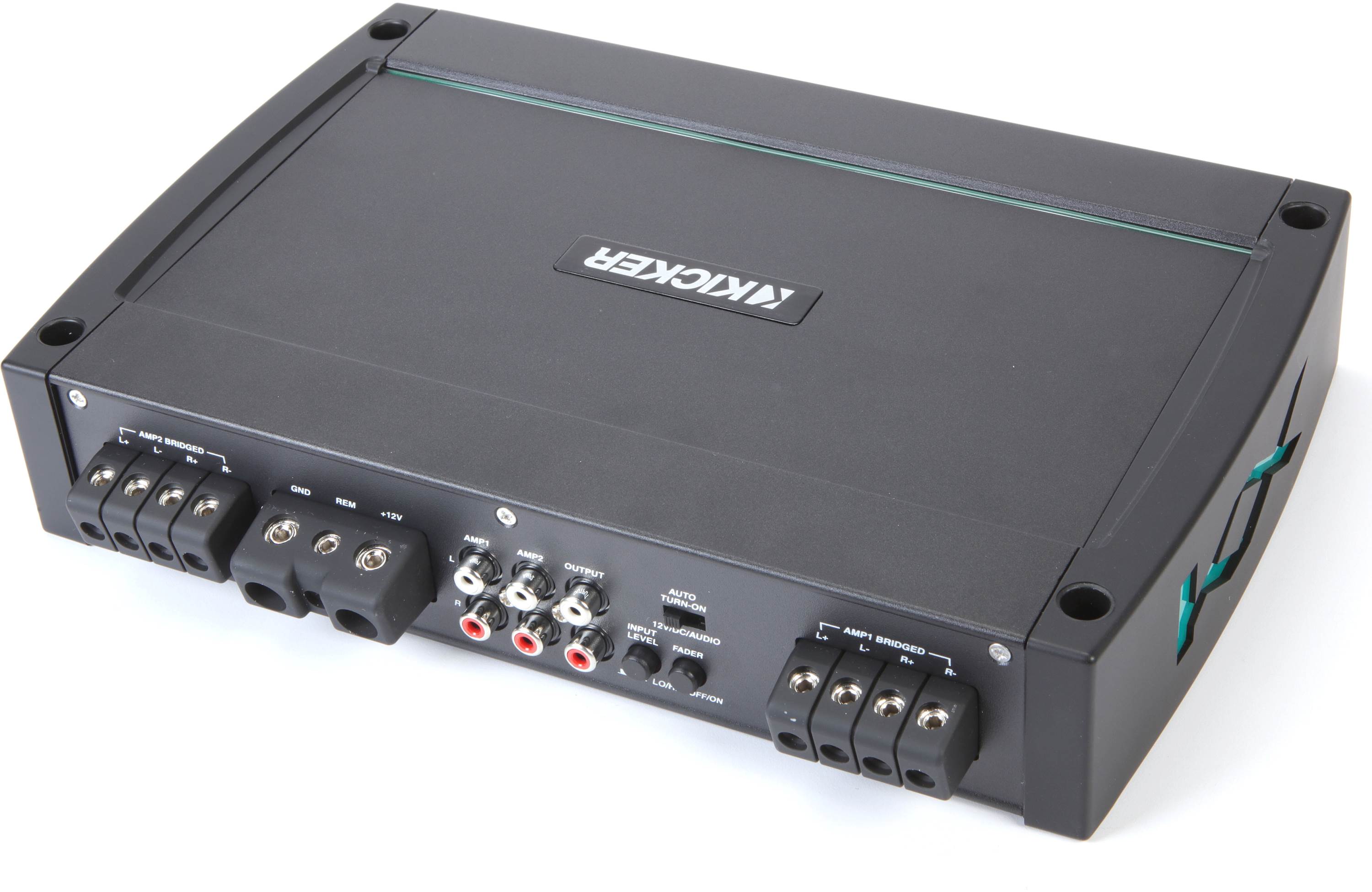 Kicker 48KXMA800.4 4-Channel Marine Amplifier, 100 Watts RMS x 4