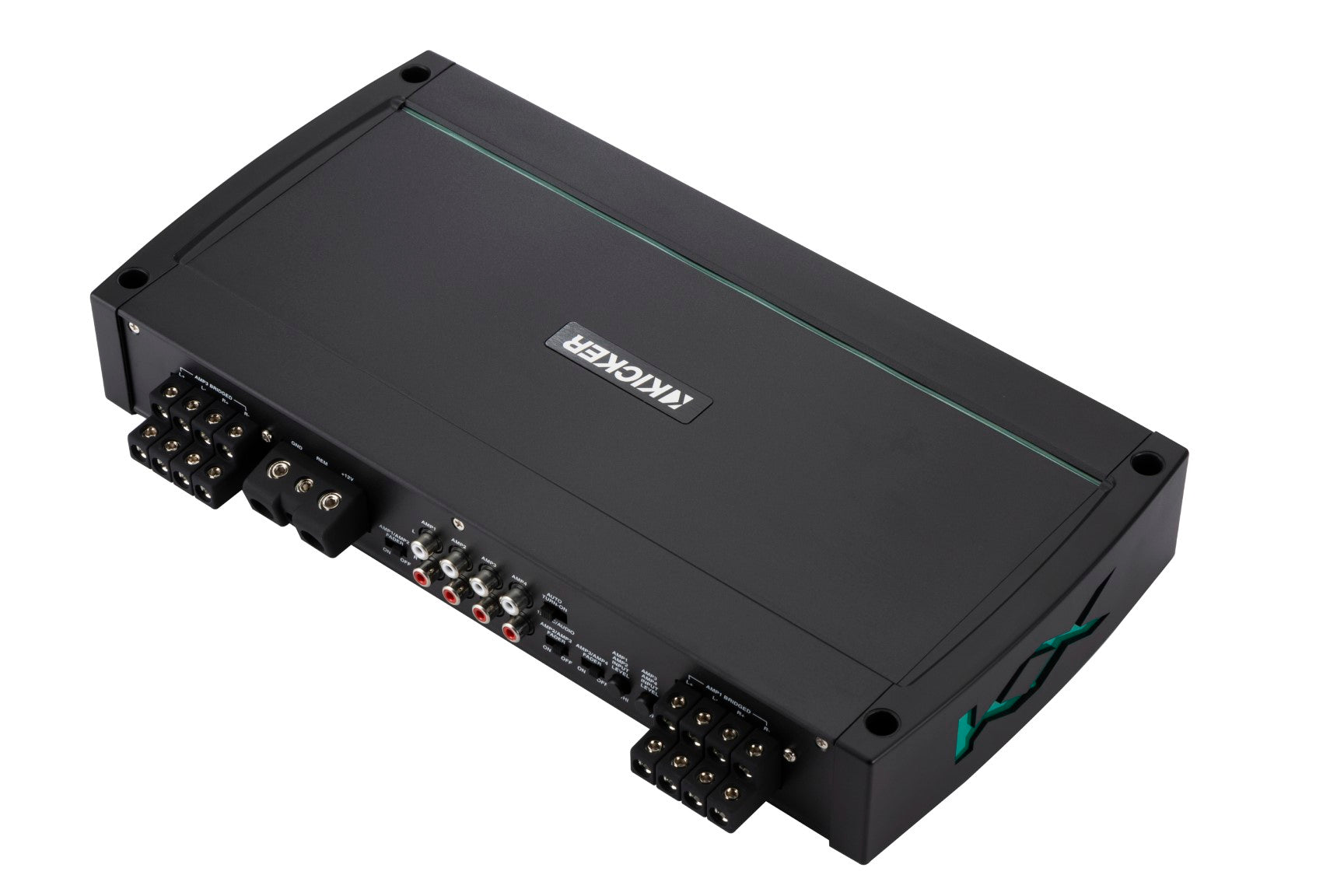 Kicker 48KXMA800.8 8-Channel Marine Amplifier, 50 Watts RMS x 8