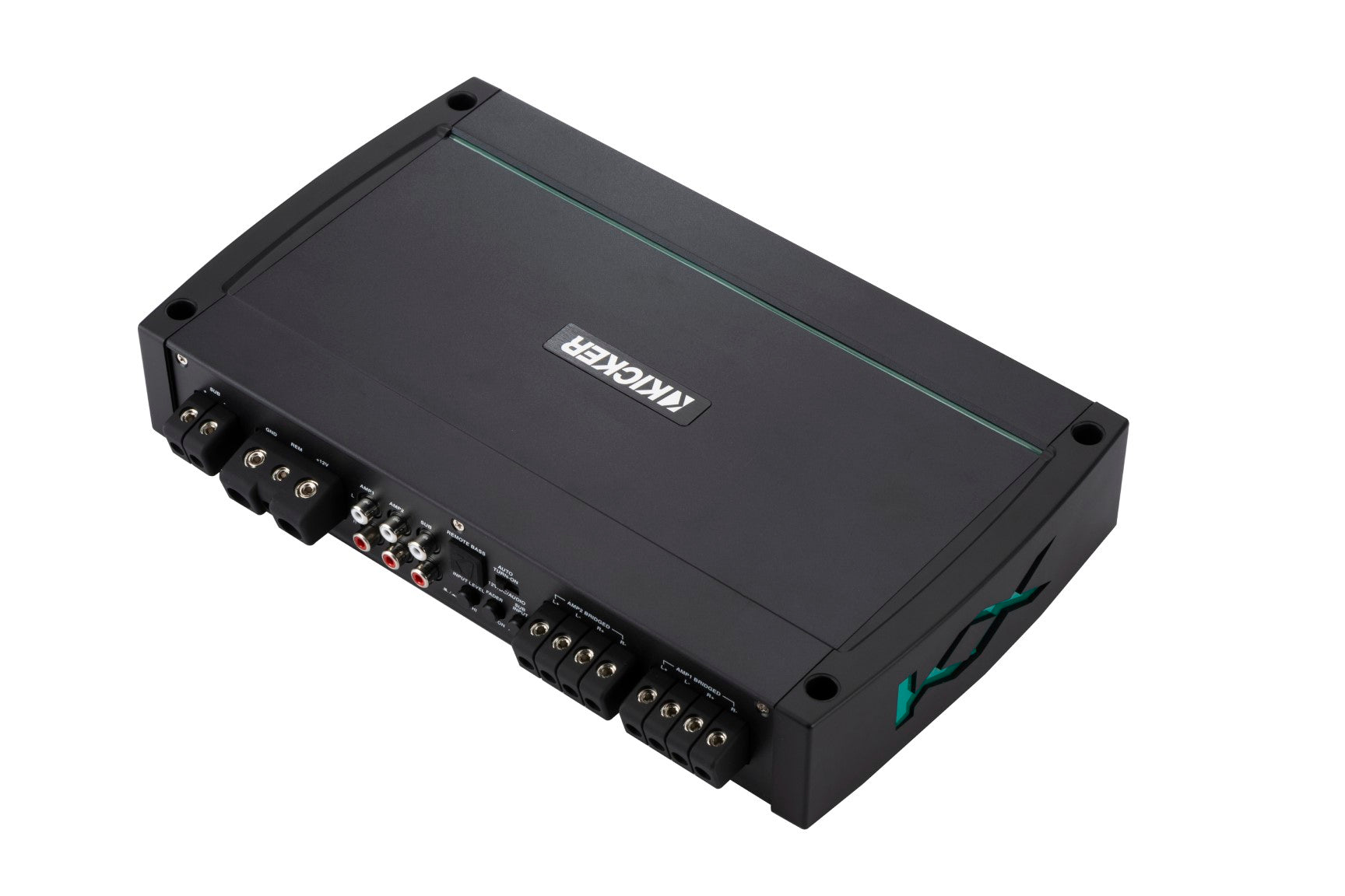 Kicker 48KXMA900.5 5-Channel Marine Amplifier, 75W x 4 + 400W x 1 @ 2 Ohms