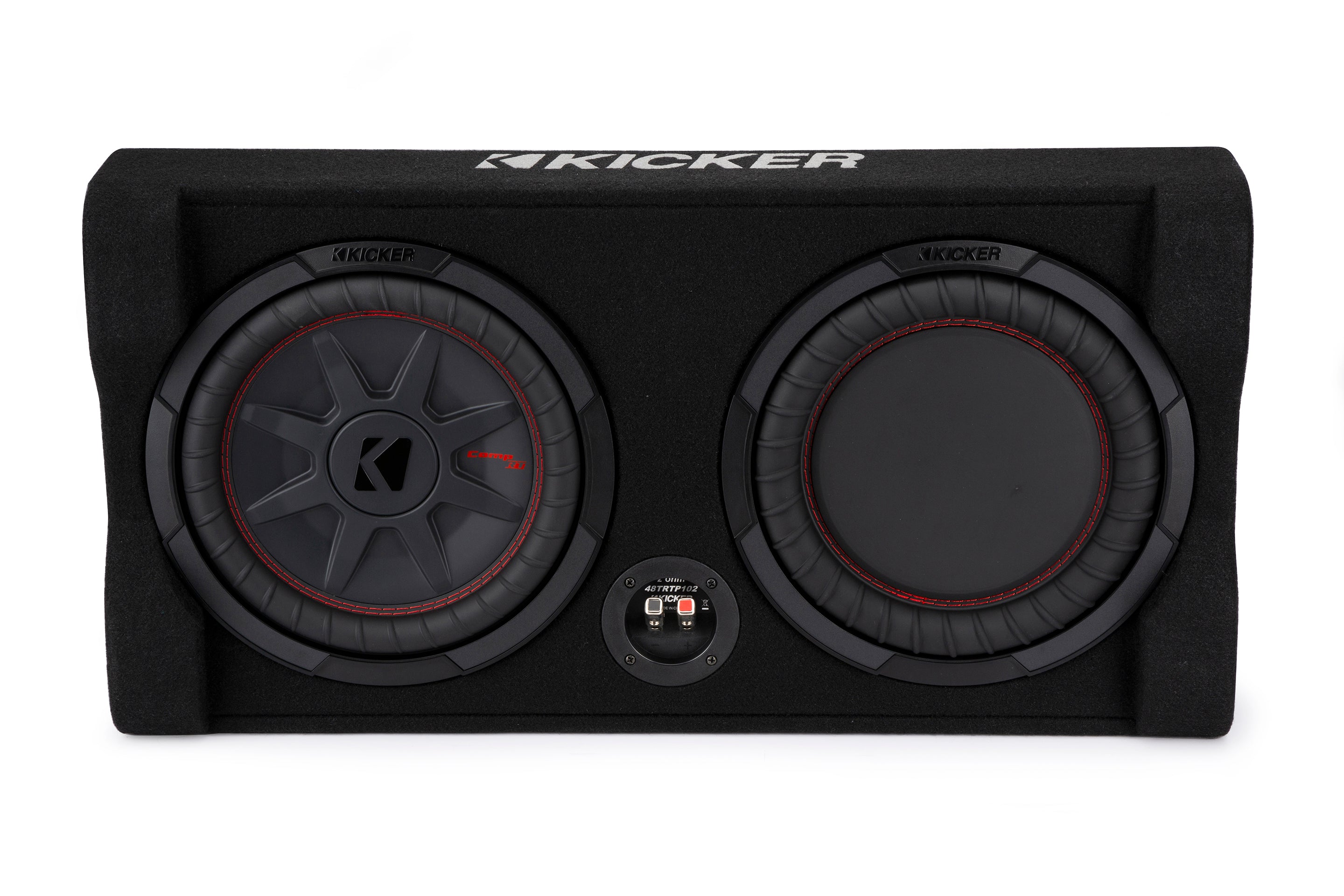 Kicker 48TRTP102 Amplifer and Subwoofer Bass Bundle with Install Kit