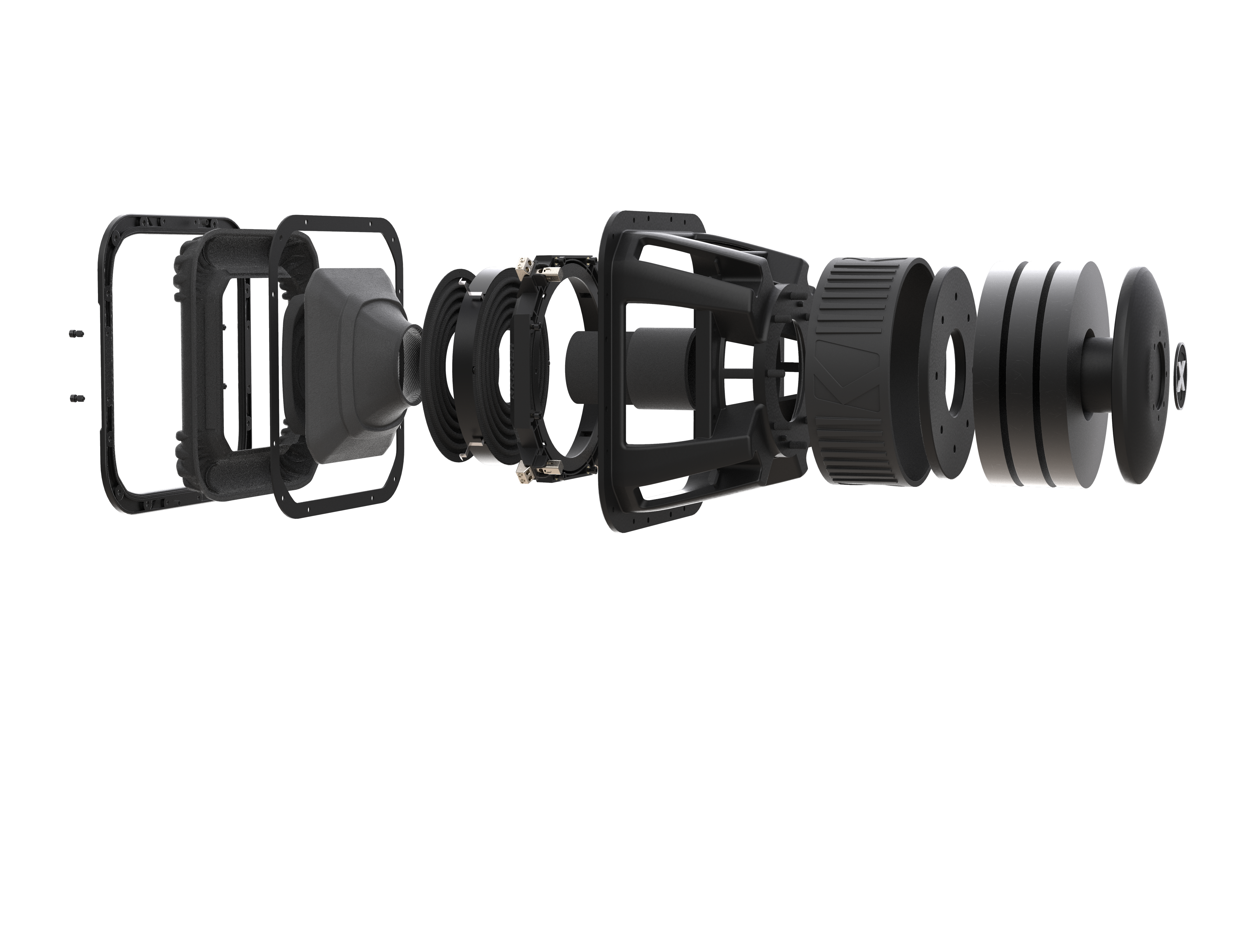 Kicker 49L7X102 10" SoloX L7X 2 Ohm DVC Subwoofer 2000 Watts RMS