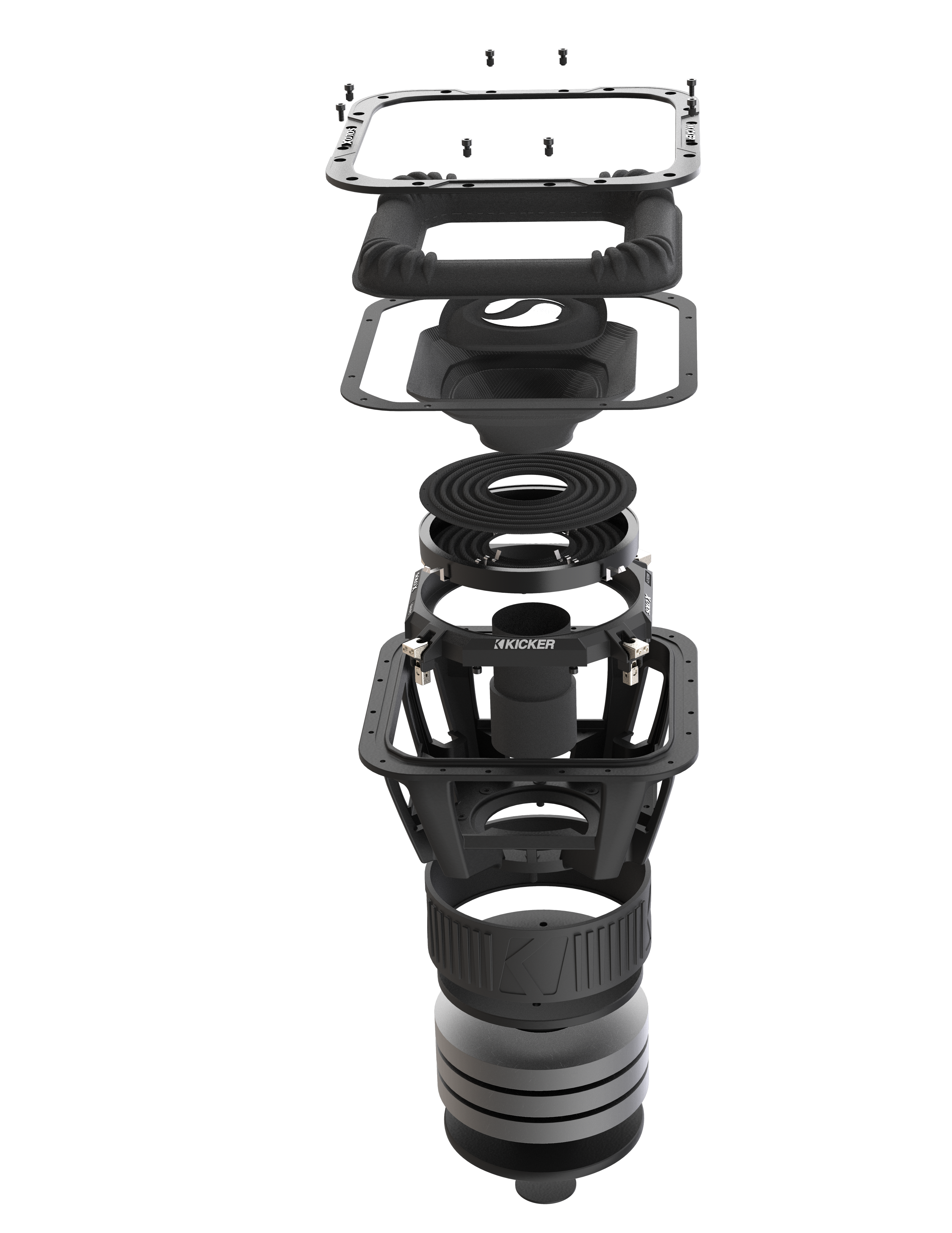 Kicker 49L7X122 12" SoloX L7X 2 Ohm DVC Subwoofer 2000 Watts RMS