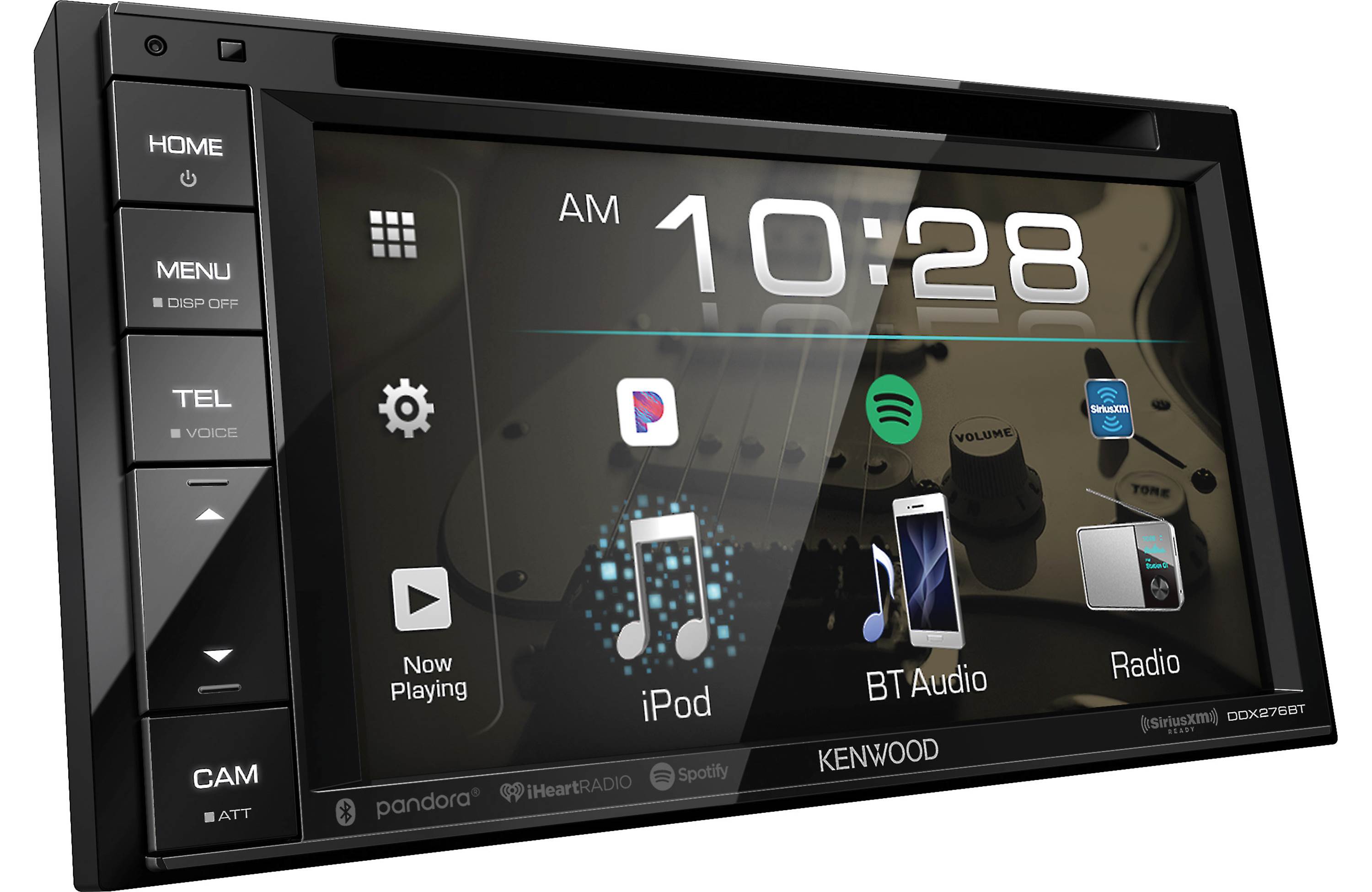 Kenwood DDX276BT 2-DIN Headunit + CMOS-230 Backup Camera Bundle