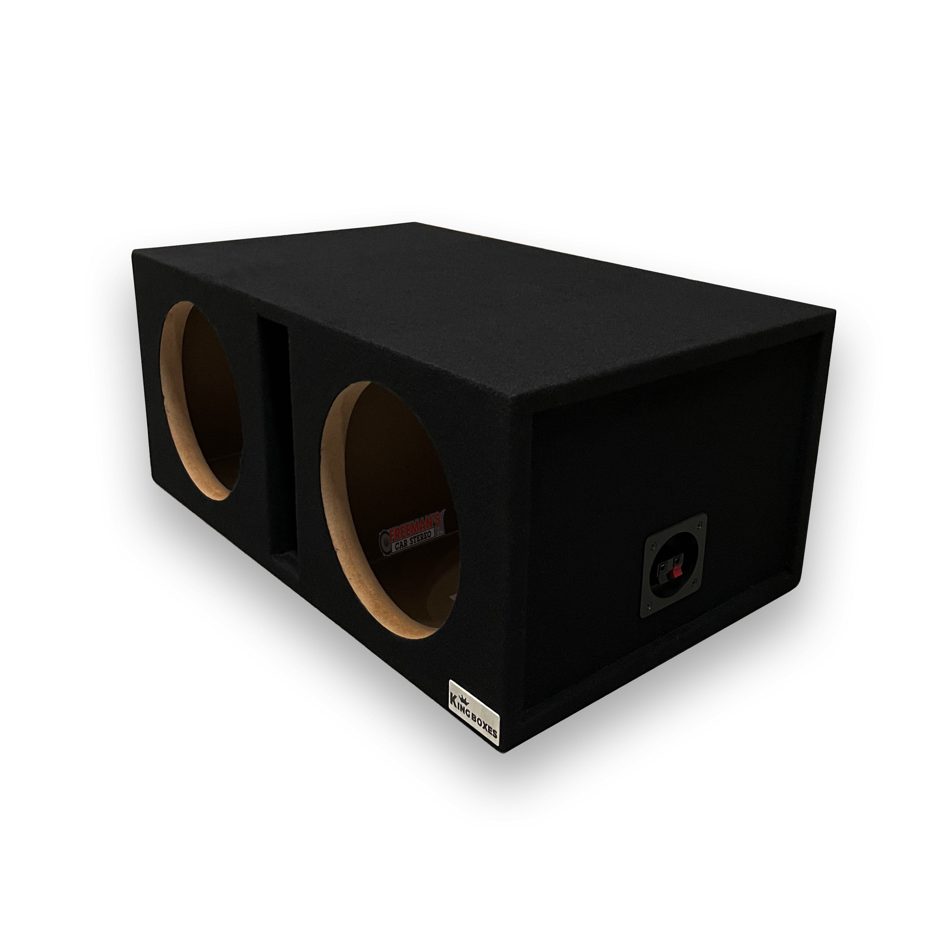King Boxes D10V Dual 10 Inch Speaker Box, Ported