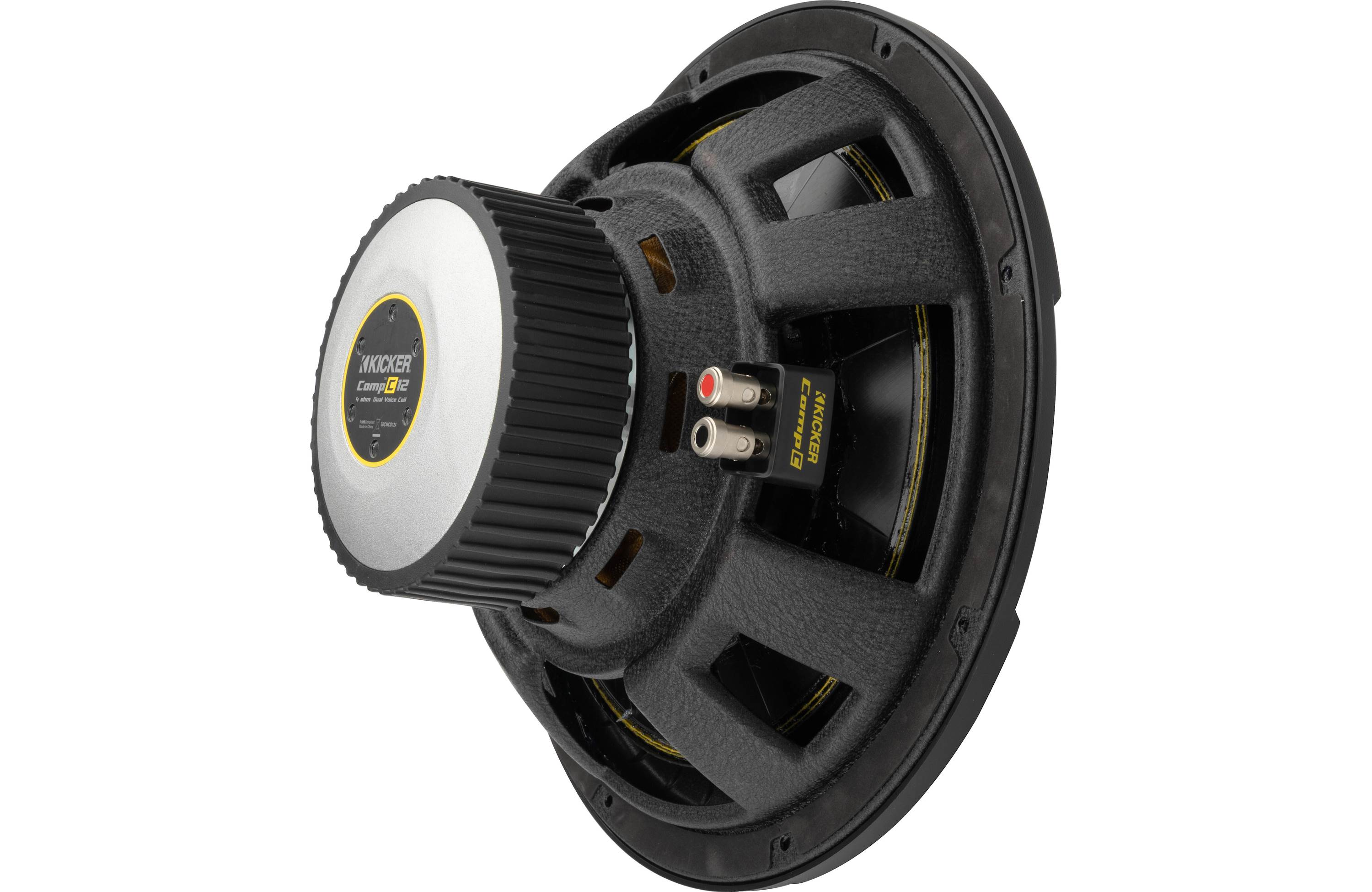 Kicker 50CWCD124 12" CompC 4 Ohm DVC Subwoofer