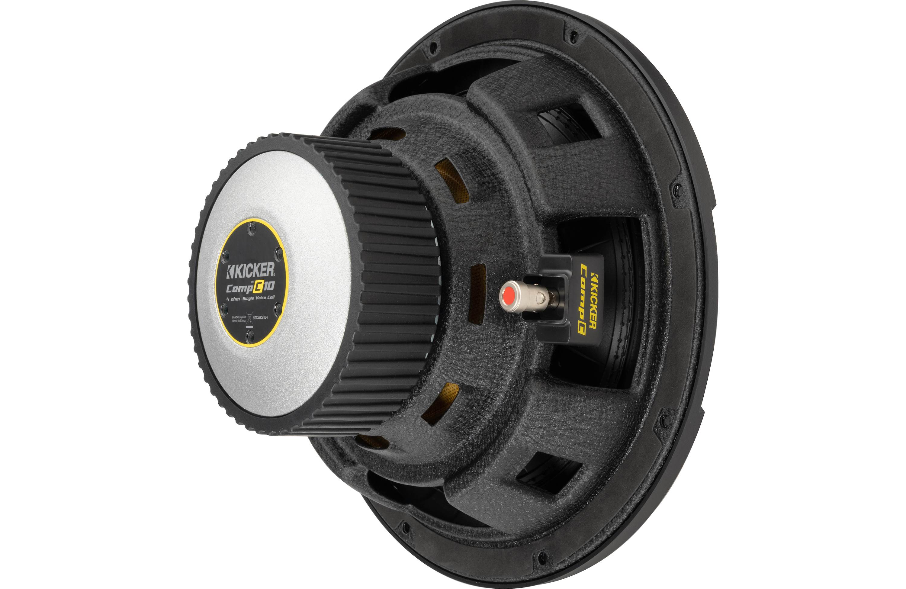 Kicker 50CWCS104 10" CompC 4 Ohm SVC Subwoofer