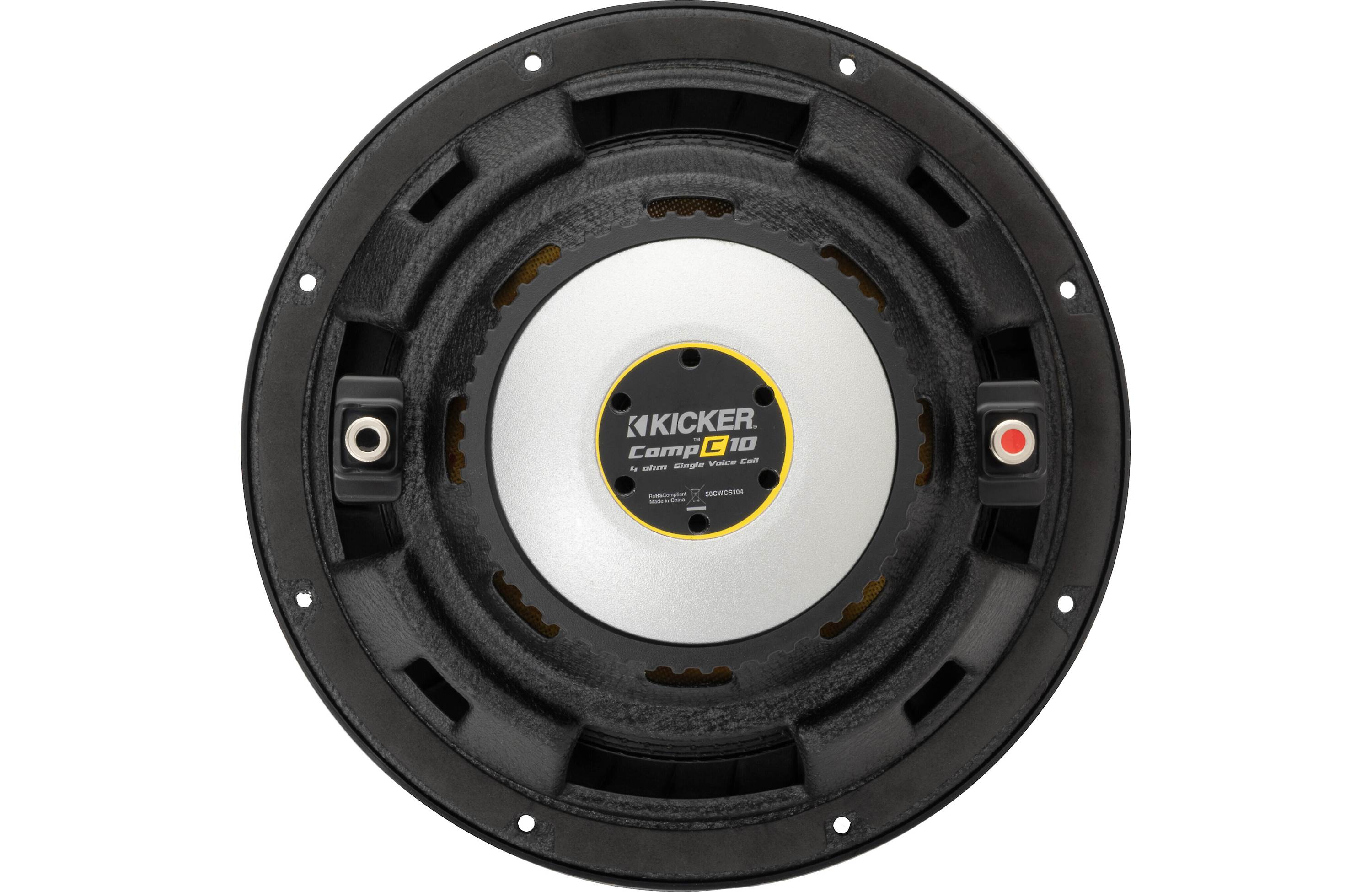 Kicker 50CWCS104 10" CompC 4 Ohm SVC Subwoofer