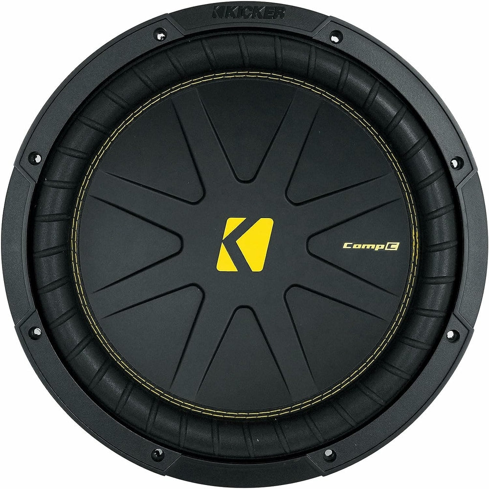 Kicker 50CWCS124 CompC 12" Subwoofer, Single Voice Coil, 4-Ohm, 300W