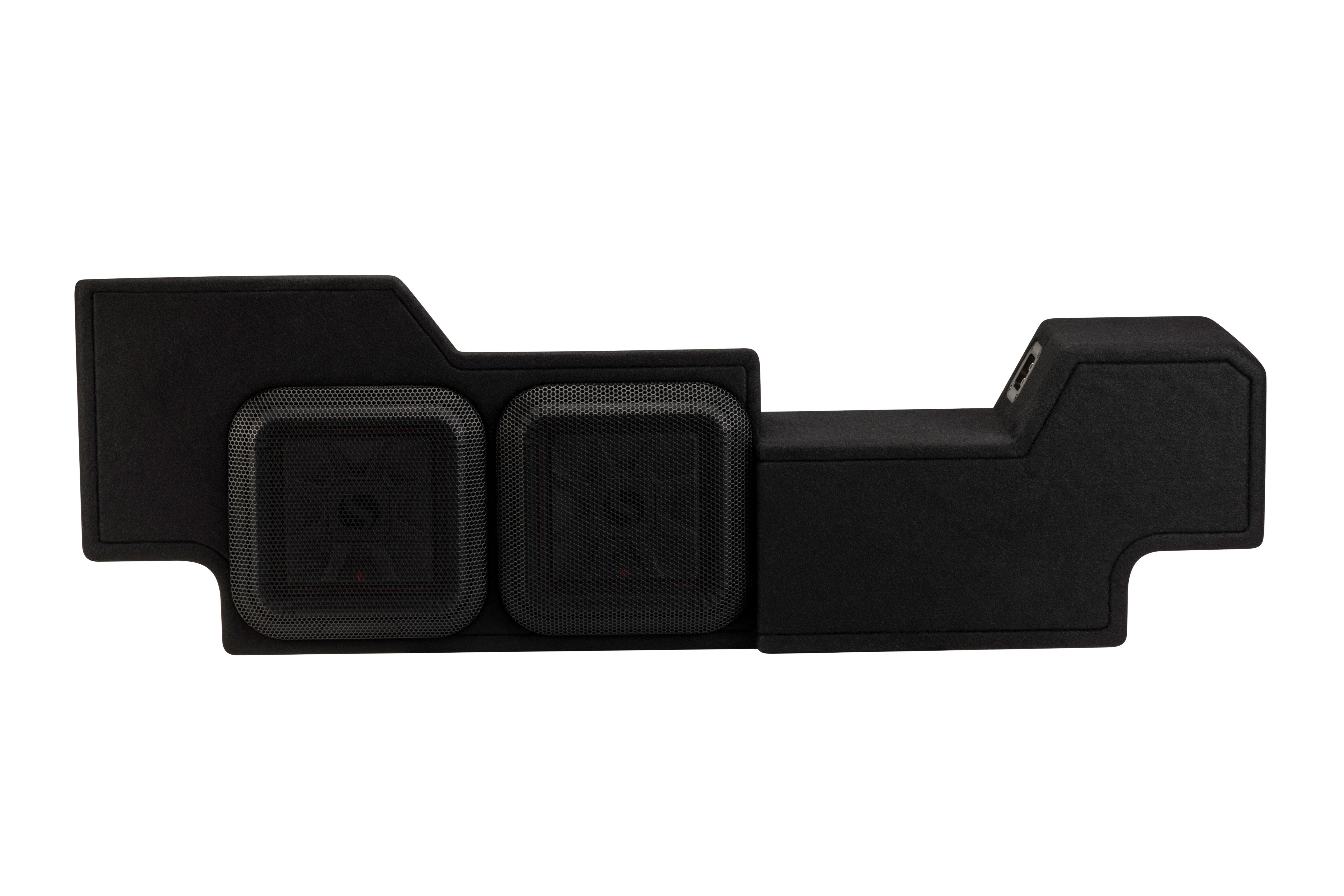 Kicker 51K5RDL7T102 RAM 1500 Crew Cab 2019-2026 Dual 10" L7T Under-Seat Enclosure