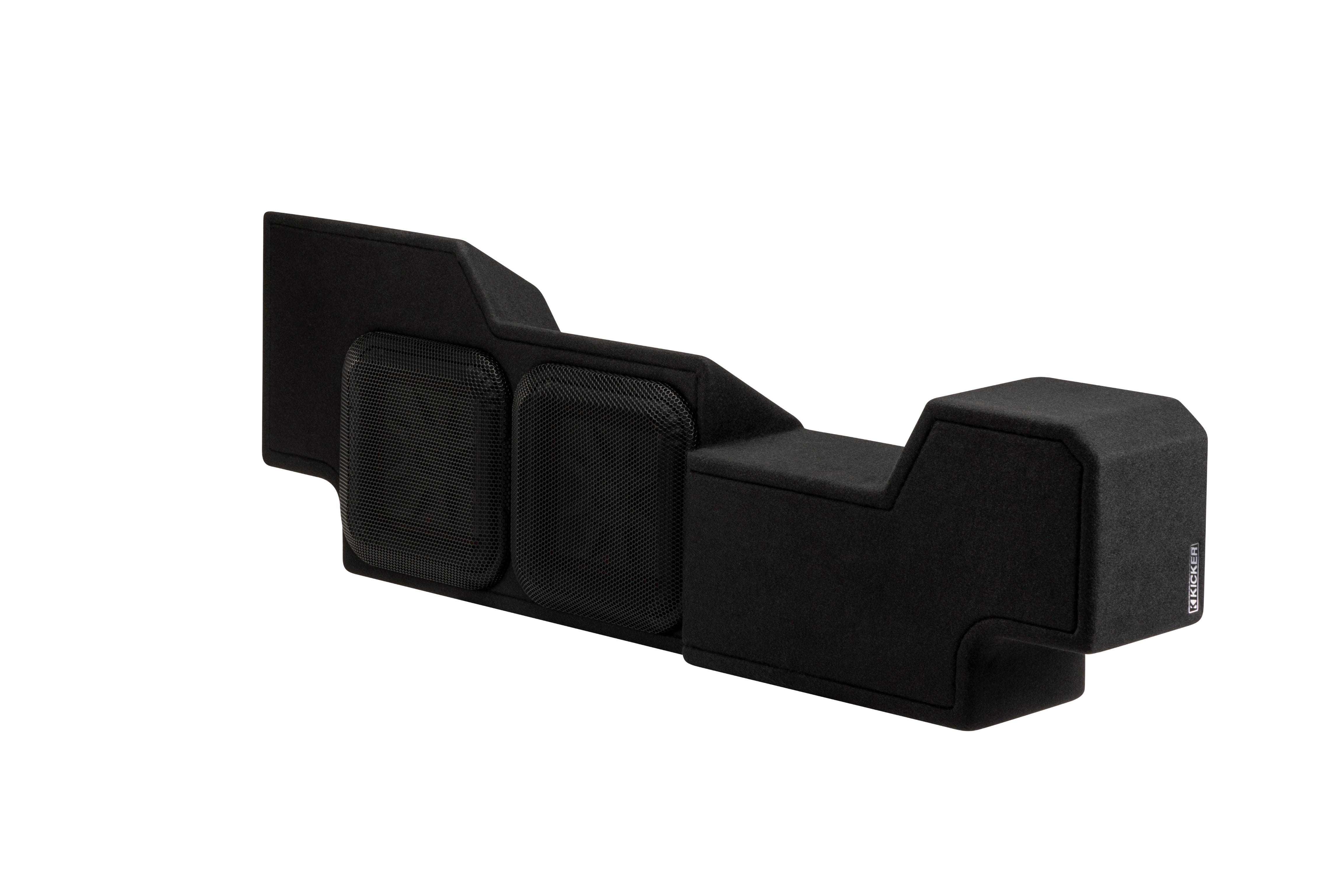 Kicker 51K5RDL7T102 RAM 1500 Crew Cab 2019-2026 Dual 10" L7T Under-Seat Enclosure