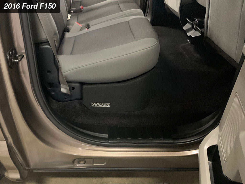 Kicker 51KFDL7T102 L7T Custom Fit Dual 10" Subwoofer Down Firing Enclosure FORD-Specific 2-Ohm