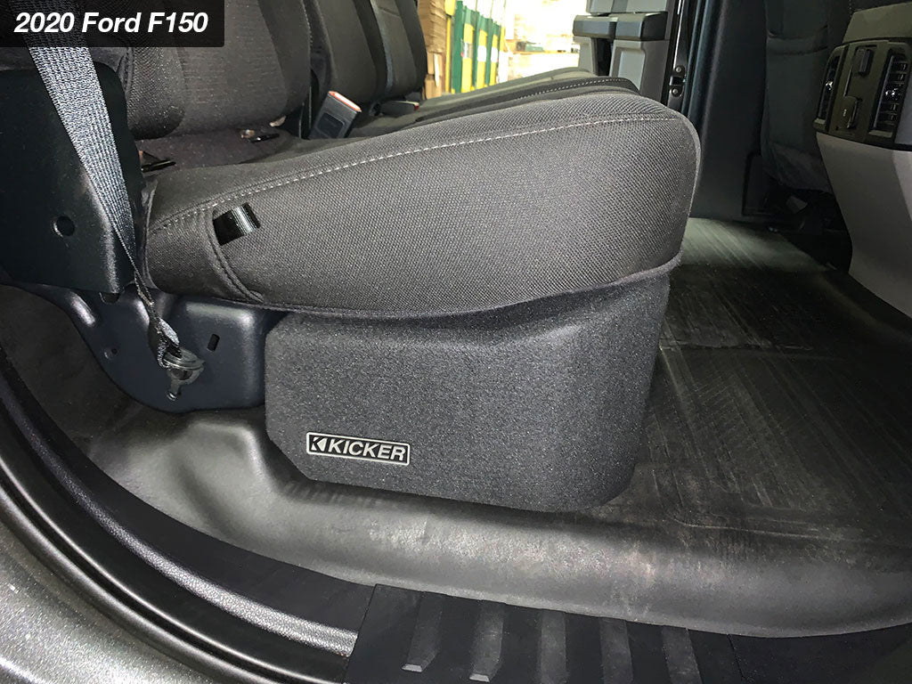 Kicker 51KFDL7T102 L7T Custom Fit Dual 10" Subwoofer Down Firing Enclosure FORD-Specific 2-Ohm