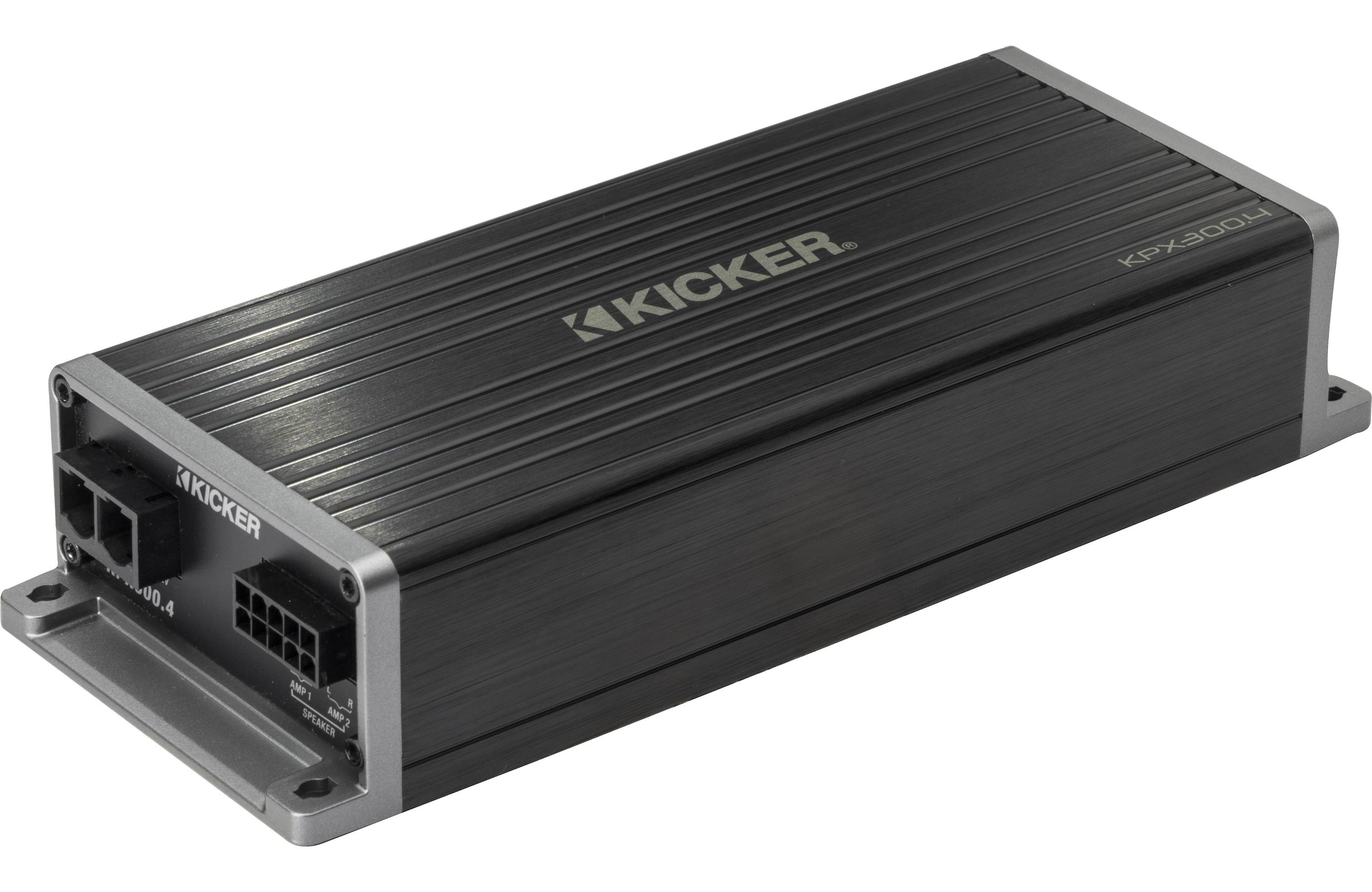 Kicker 51KPX300.4 Weather-Resistant 4-channel 300W compact amplifier