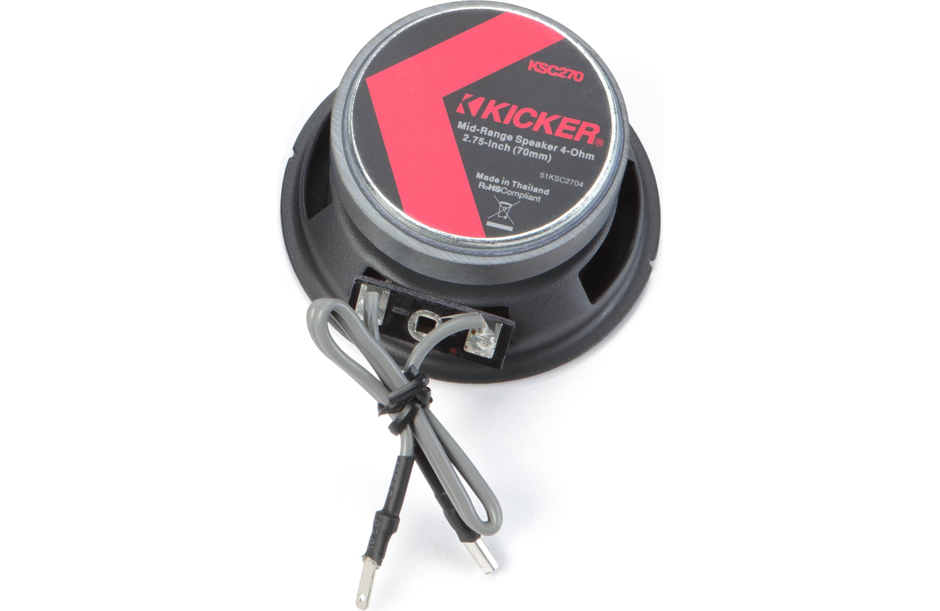 Kicker 51KSC2704 2.75" Mid/Tweeters, Pair