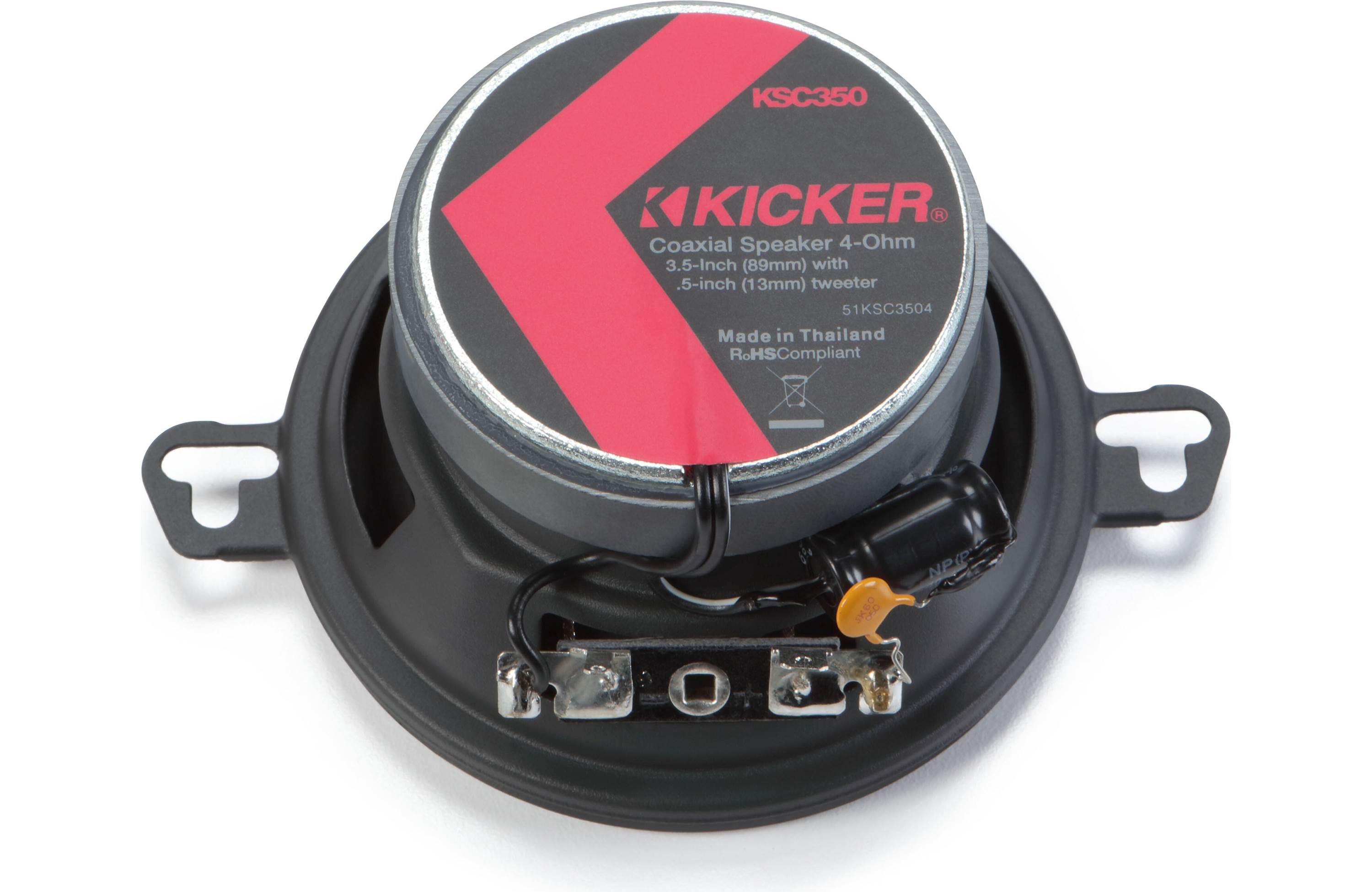 Kicker 51KSC3504 3.5" 2-way coaxial speakers