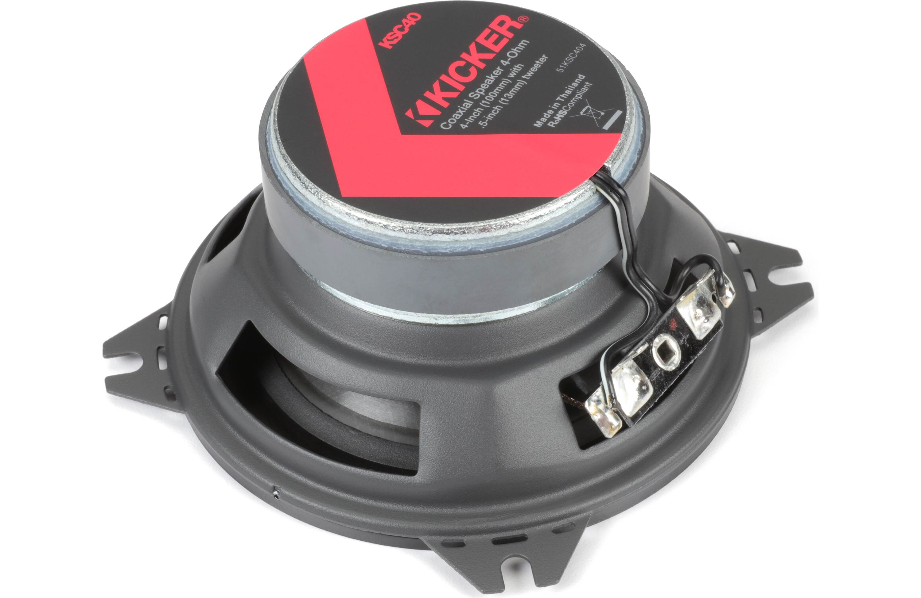 Kicker 51KSC404 4" 2-way coaxial speakers