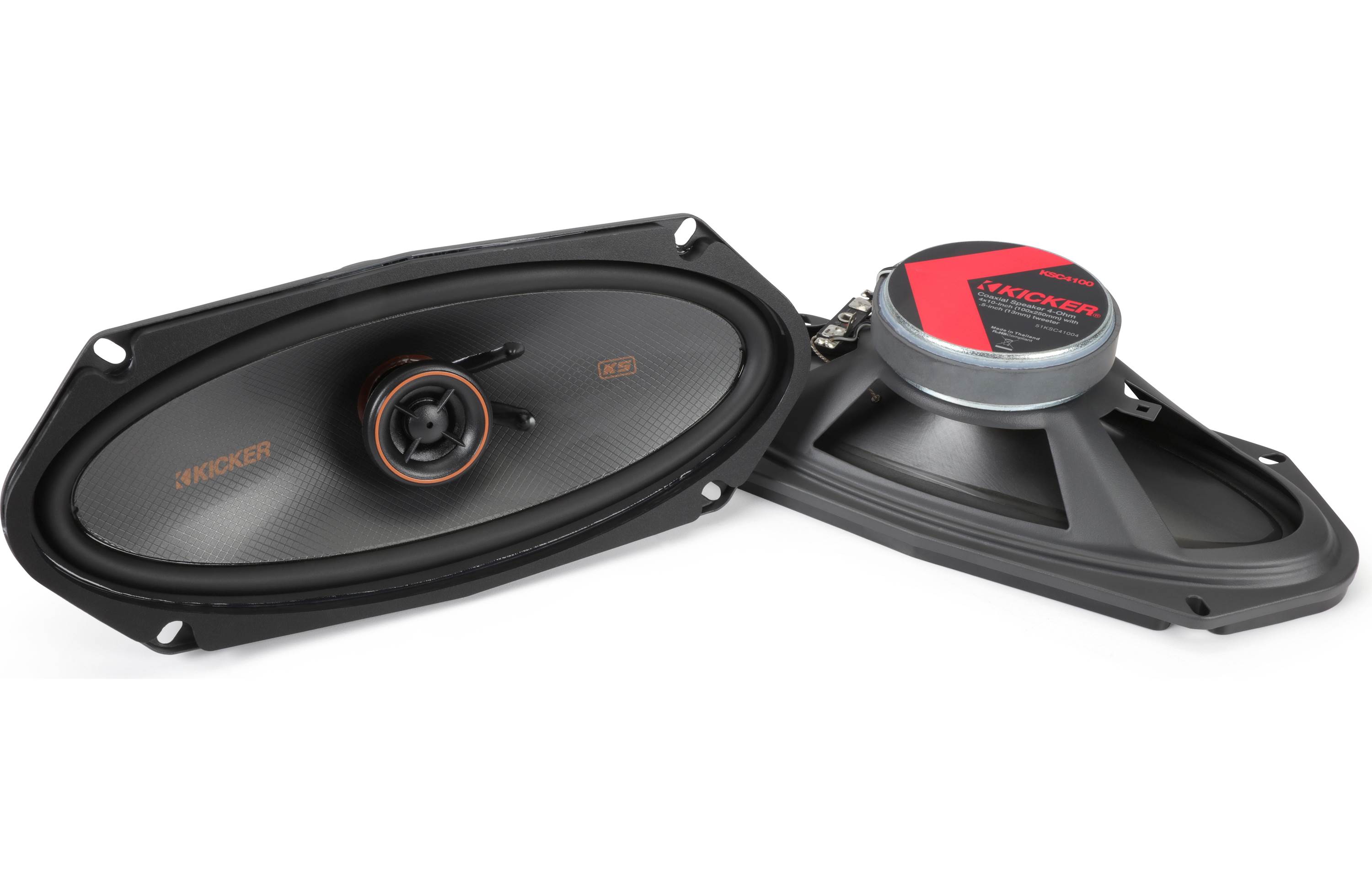 Kicker 51KSC41004 4x10" 2-way coaxial speakers