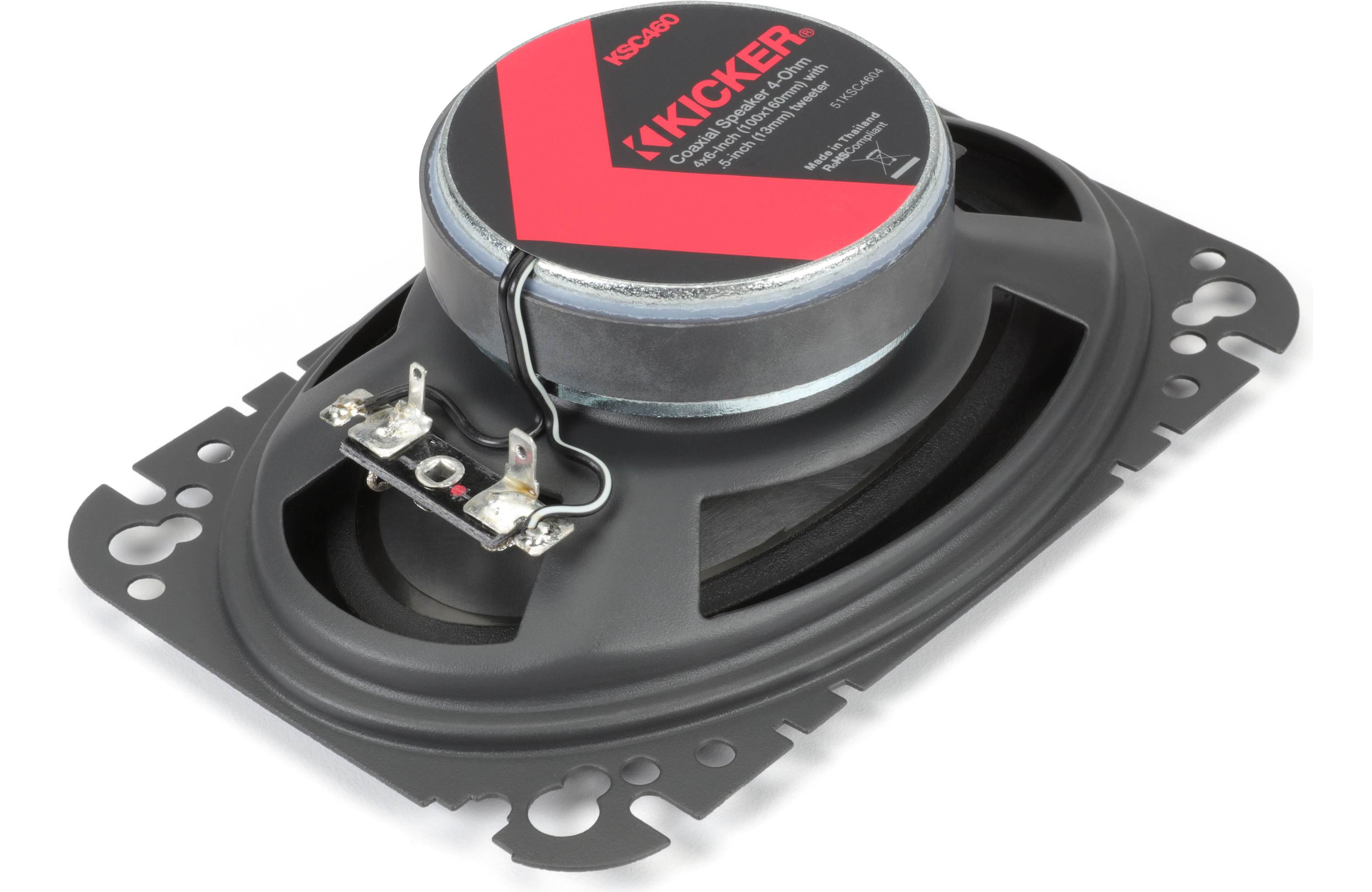 Kicker 51KSC4604 4x6" 2-Way Coaxial Speakers
