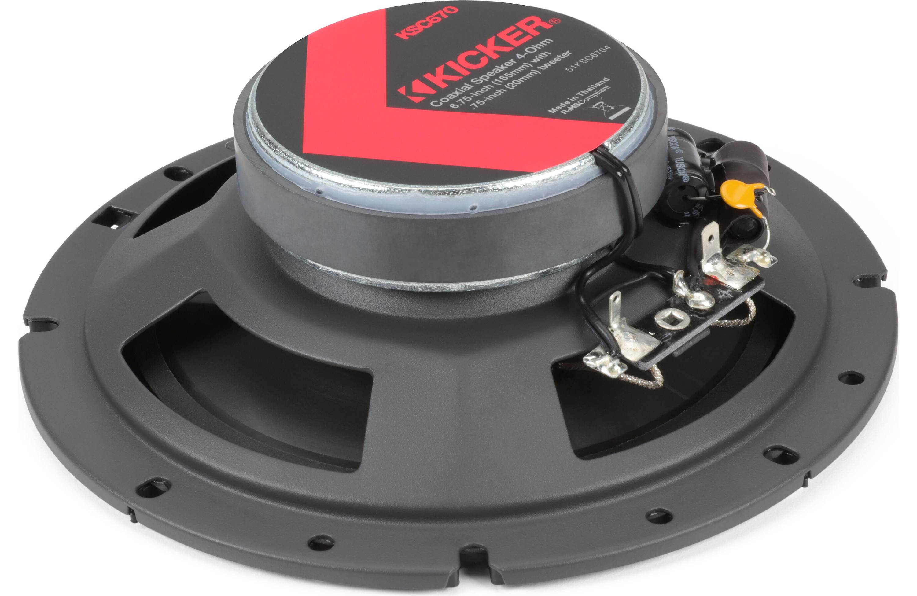 Kicker 51KSC6704 6.75" 2-way Coaxial Speakers
