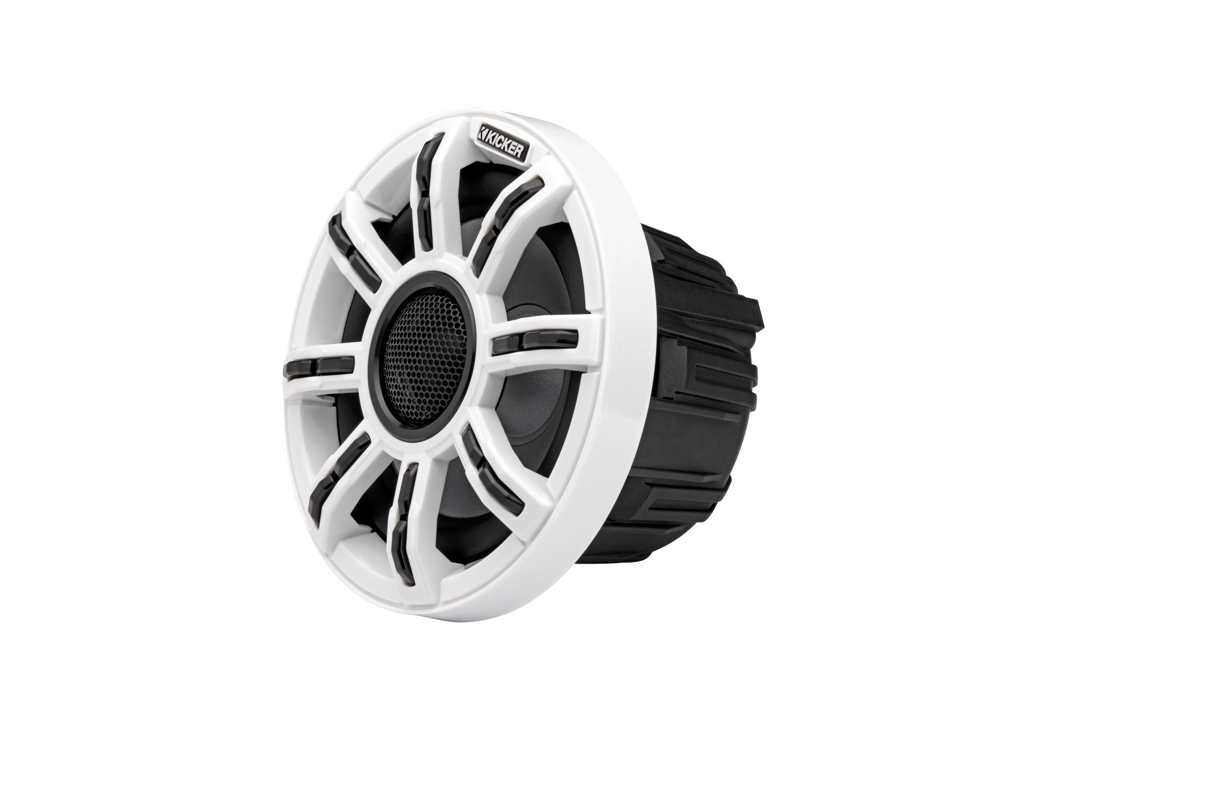 Kicker 51MSC65 6.5" 2-Way Marine Speakers with RGBW LED Lighting