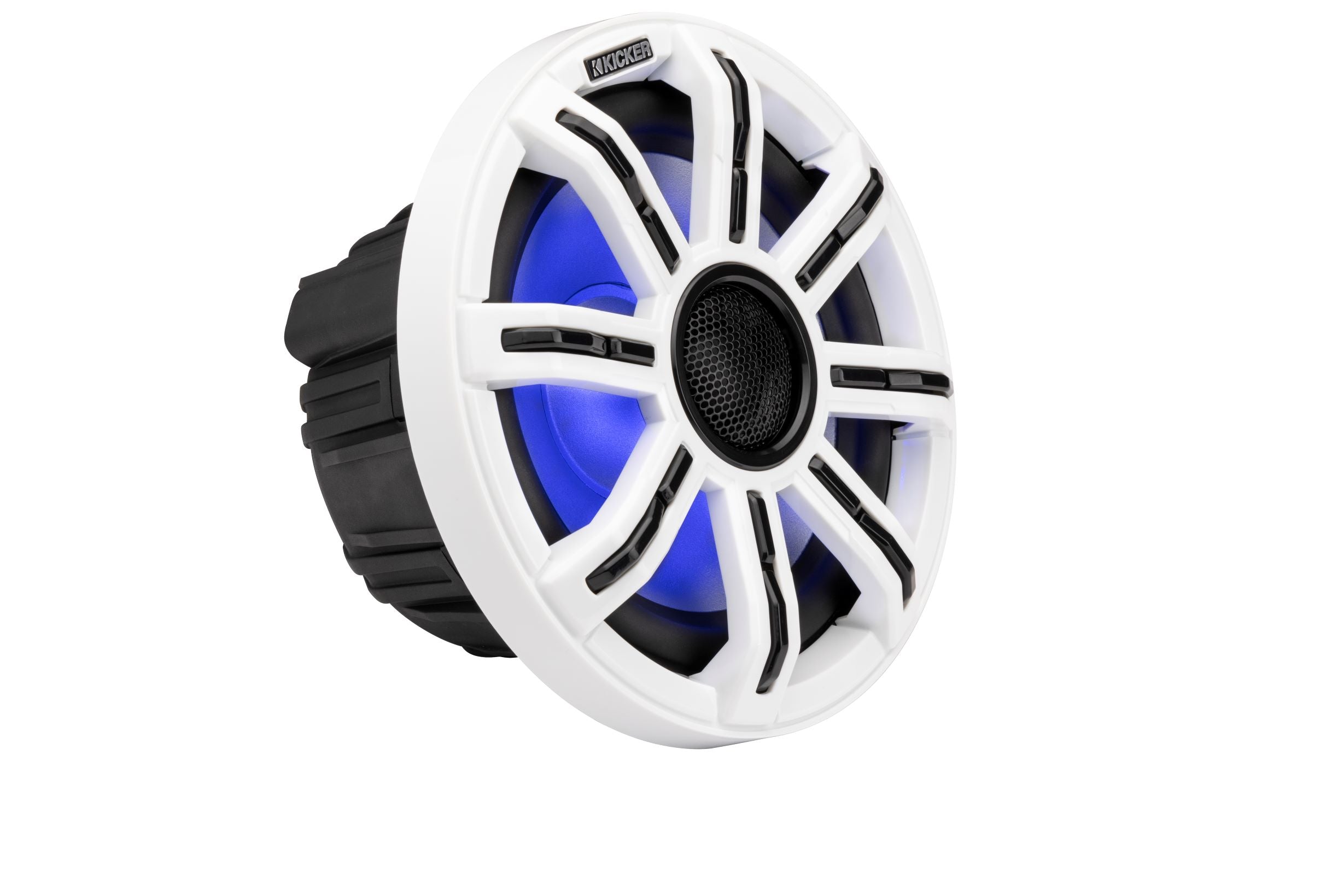 Kicker 51MSC8 8" 2-Way Marine Speakers with RGBW LED Lighting