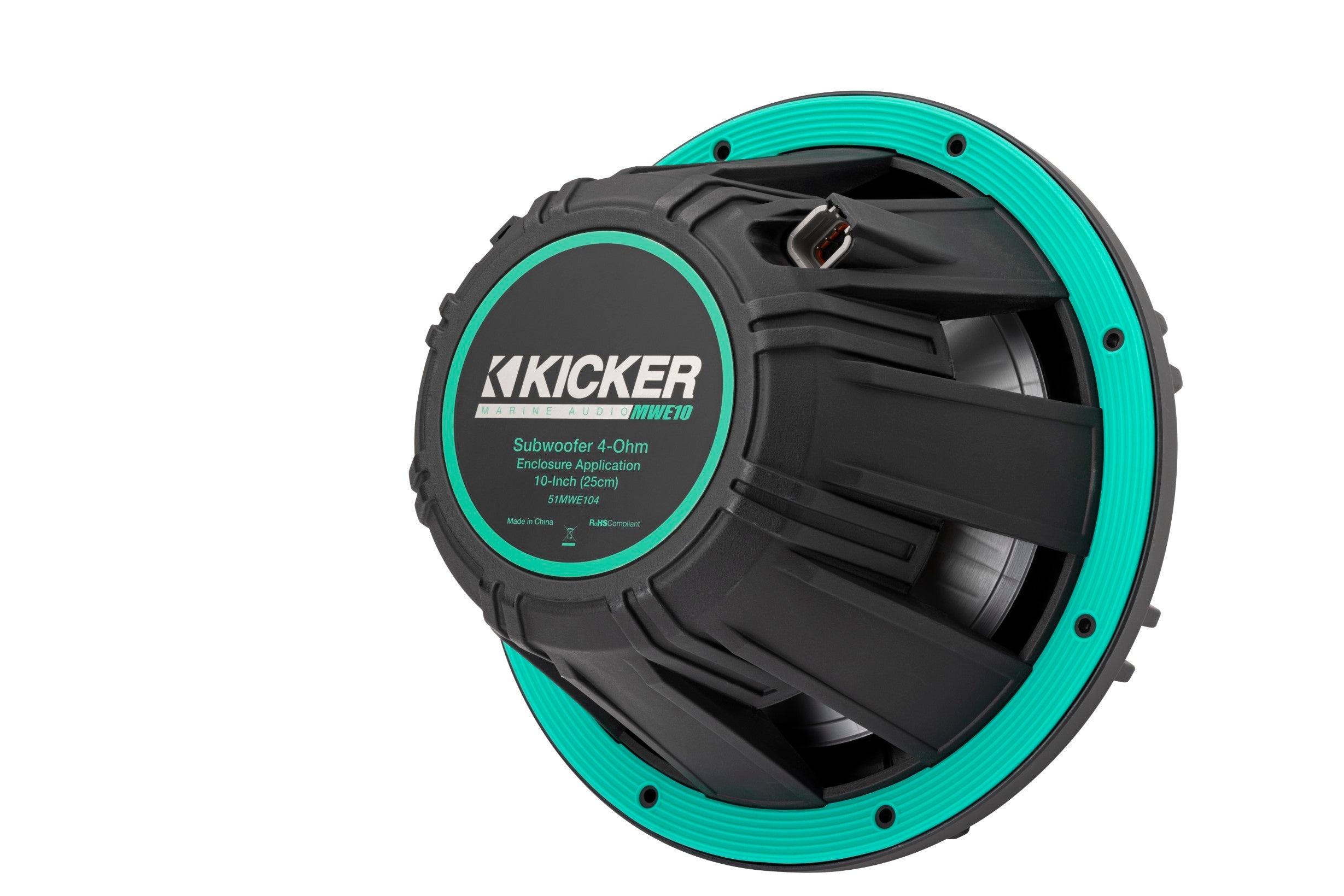 Kicker 51MWE104 10” 4 Ohm Marine Subwoofer for Enclosures