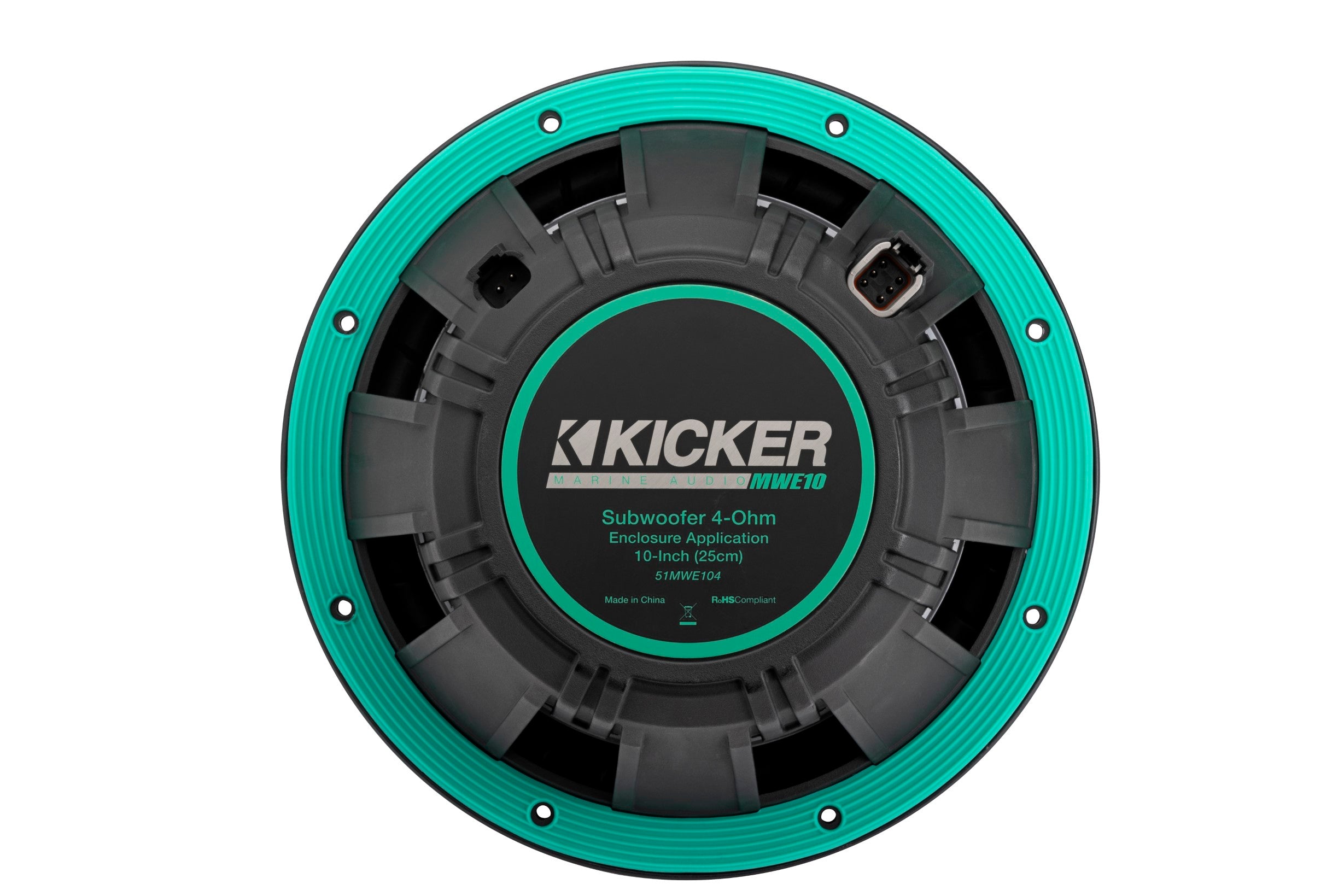 Kicker 51MWE104 10” 4 Ohm Marine Subwoofer for Enclosures
