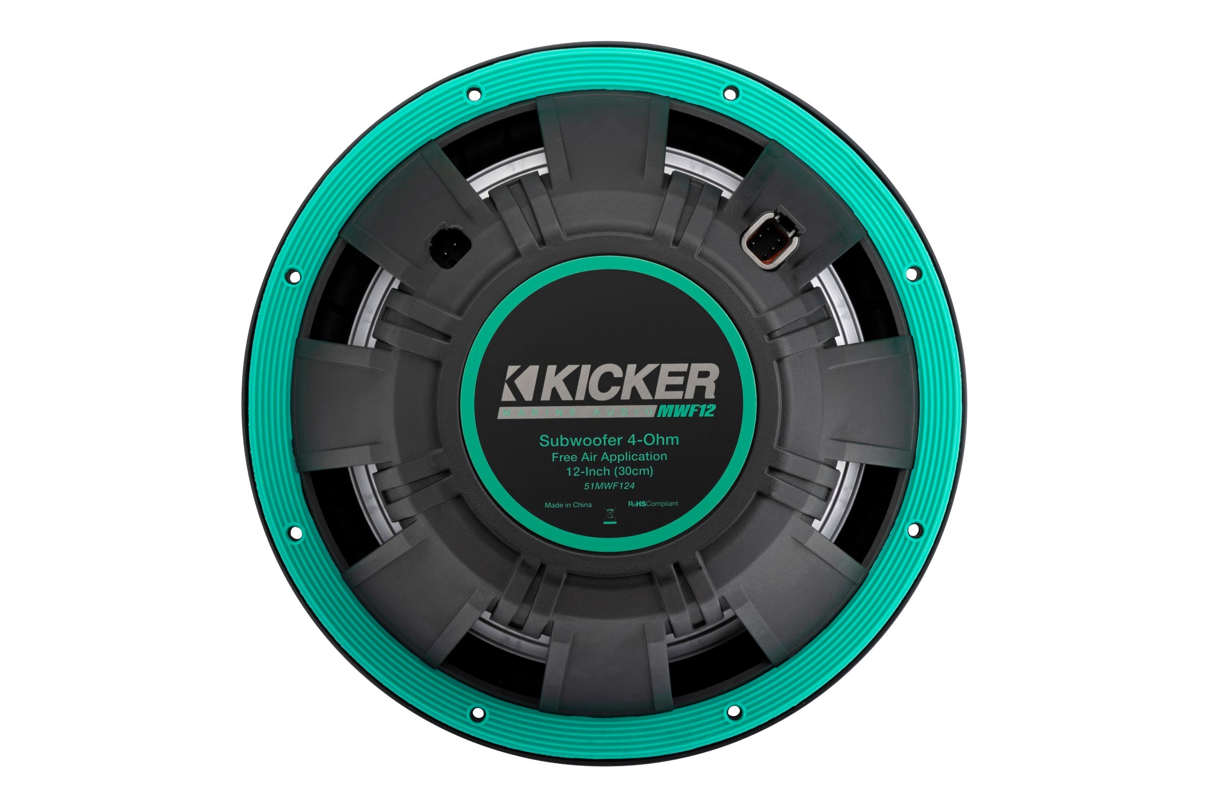 Kicker 51MWE124 12” 4 Ohm Marine Subwoofer for Enclosures