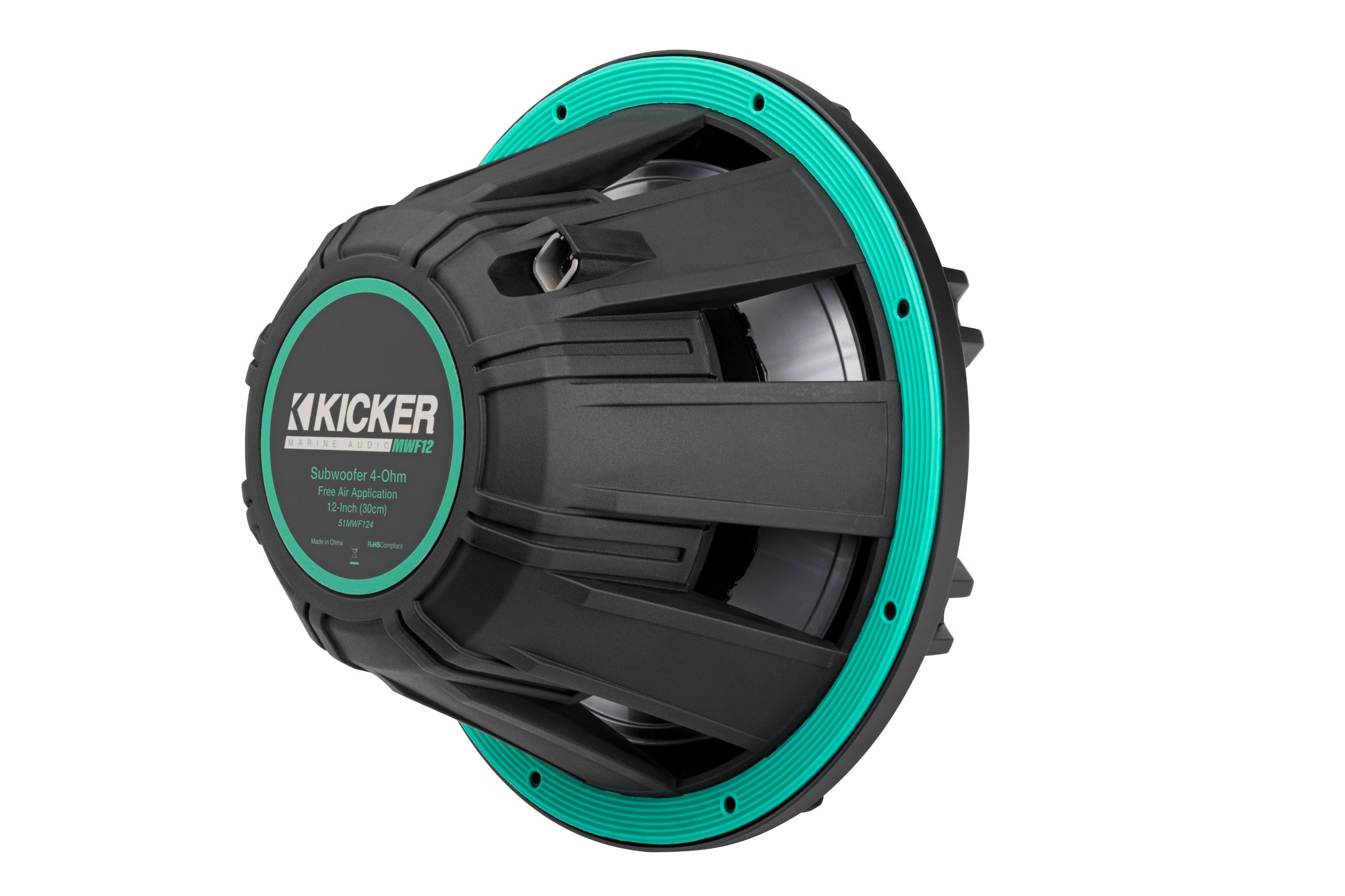 Kicker 51MWE124 12” 4 Ohm Marine Subwoofer for Enclosures