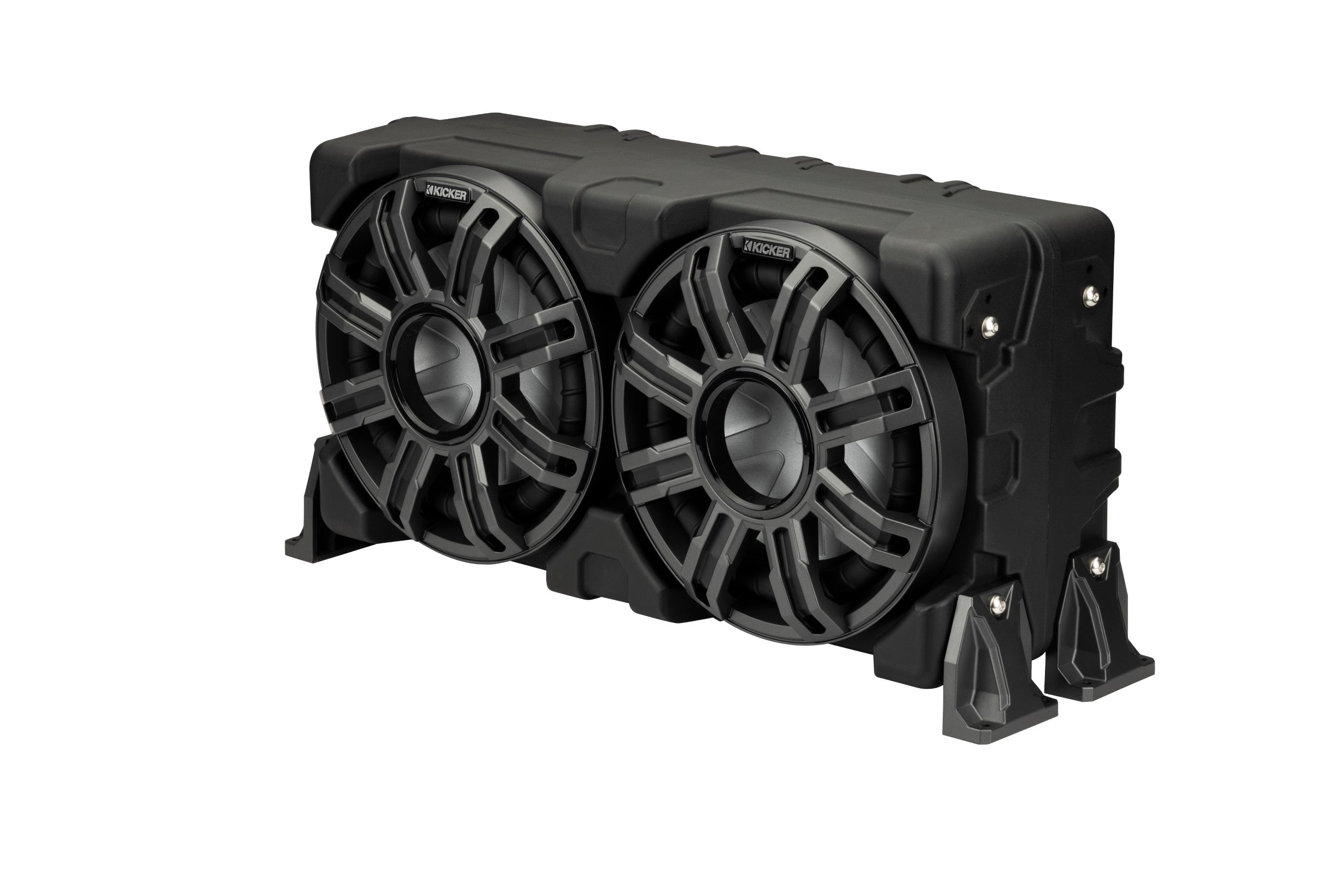 Kicker 51MWLE104 10" Marine Loaded Enclosure with Woofer and Passive Speaker