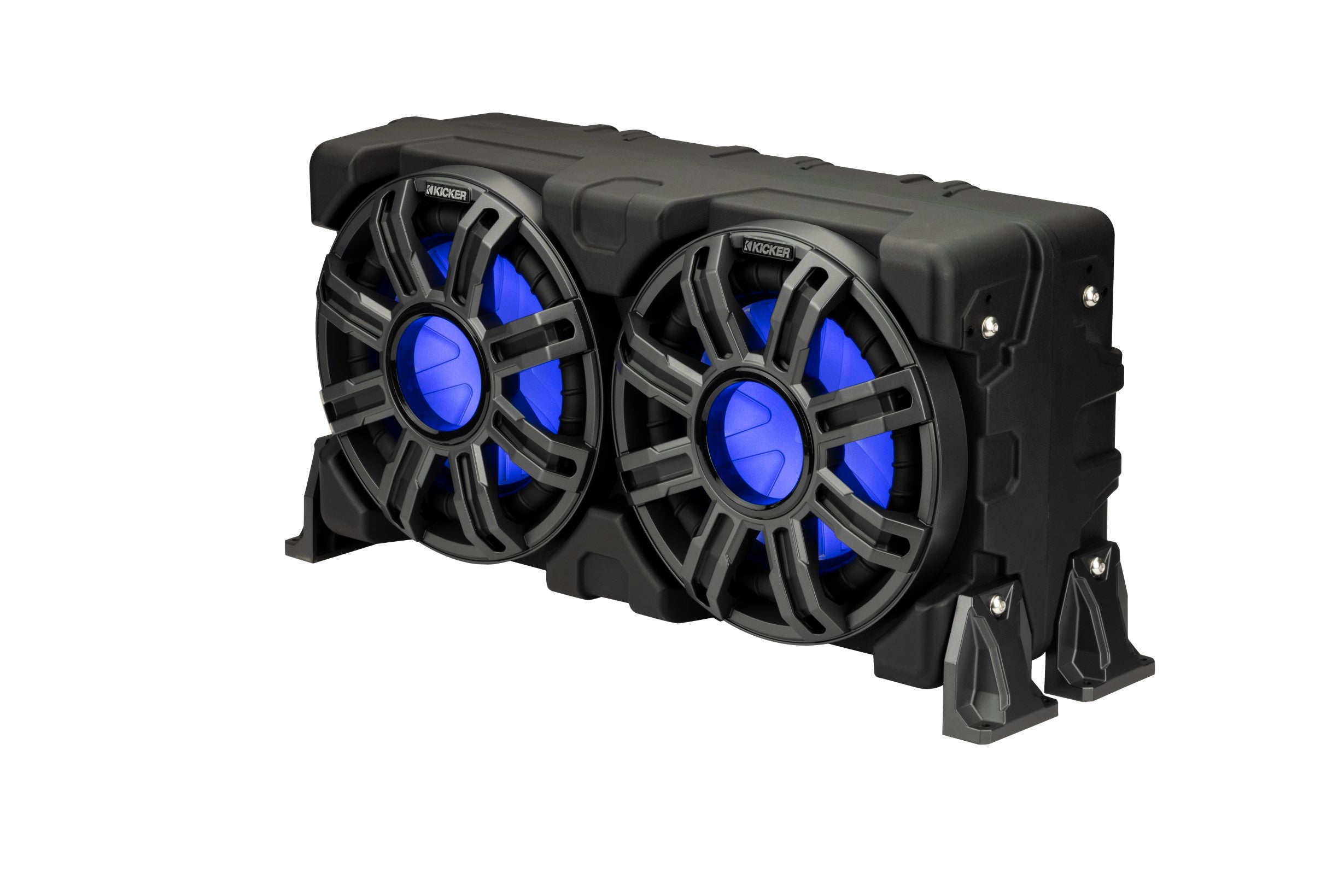 Kicker 51MWLE104 10" Marine Loaded Enclosure with Woofer and Passive Speaker