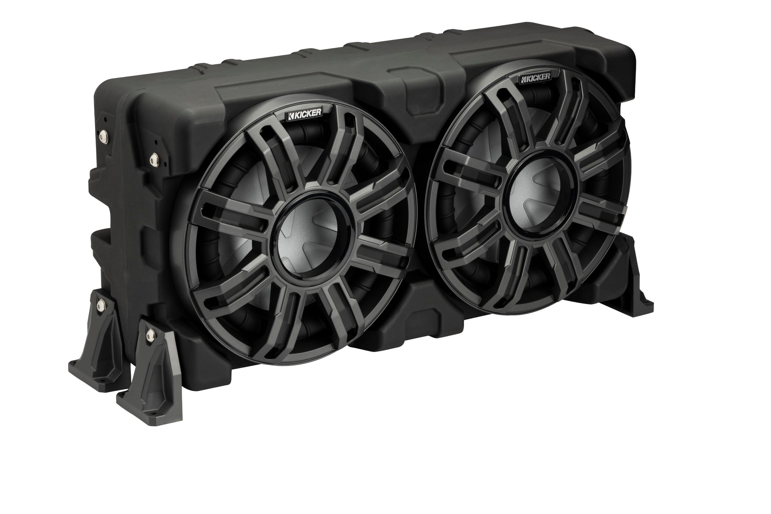 Kicker 51MWLE104 10" Marine Loaded Enclosure with Woofer and Passive Speaker