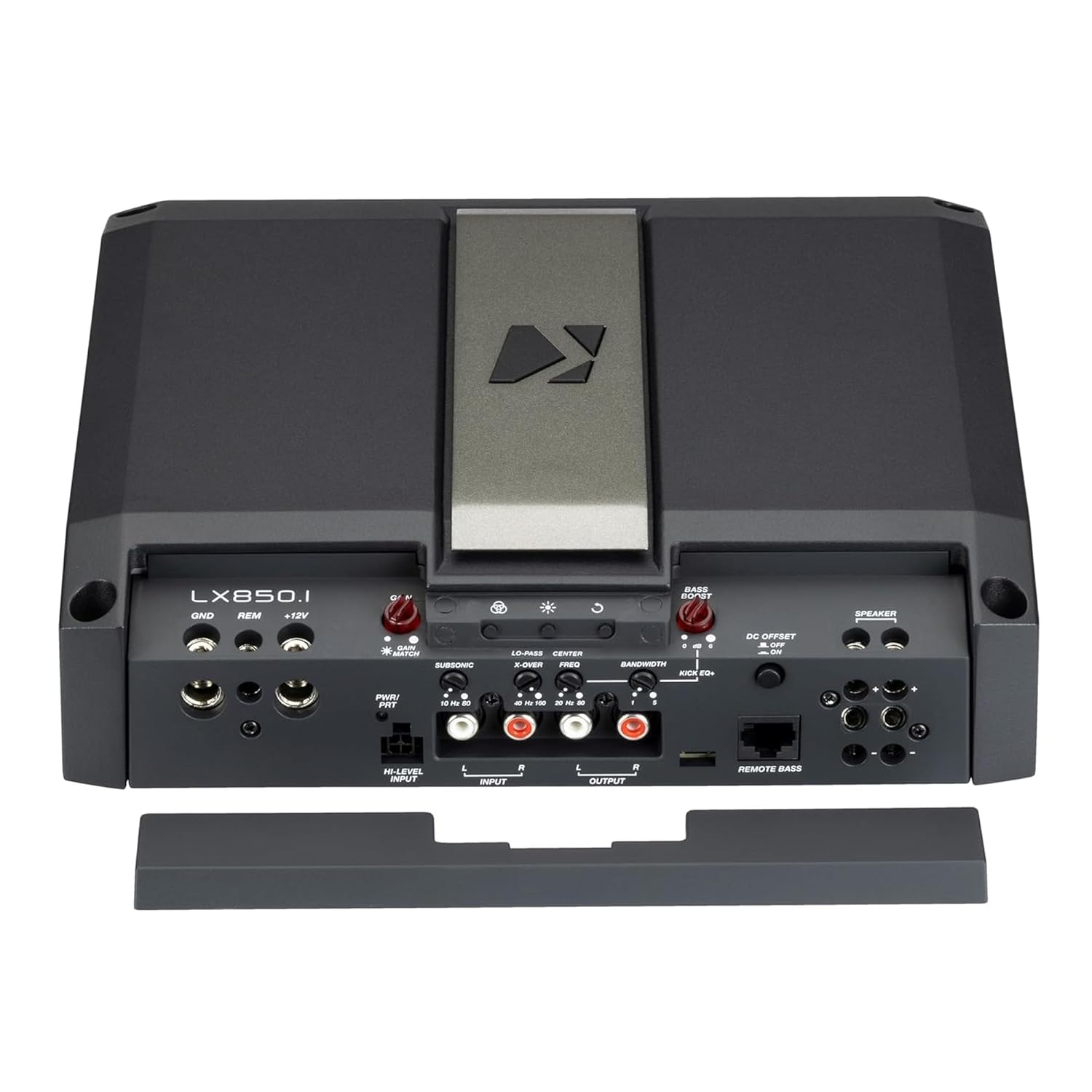 Kicker 51LX850.1 850 Watt Mono Class-D Subwoofer Amplifier with Smart Bass