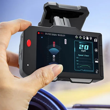 Audiovox VOXX ACADC5 4K AI Dash Camera with 1080P HD Rear Camera