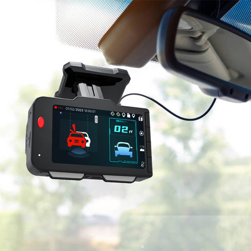 Audiovox VOXX ACADC5 4K AI Dash Camera with 1080P HD Rear Camera