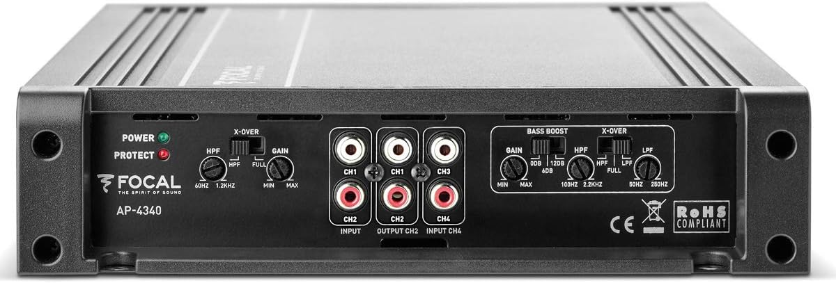 Focal AP-4340 70w x 4 @ 4ohms, Class AB Amplifier