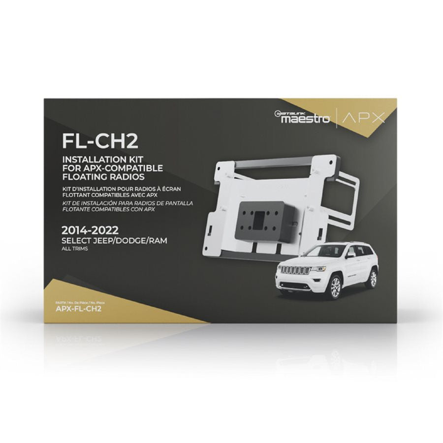 iDatalink APX-FL-CH2 Floating Radio Installation Kit for Select Jeep/Dodge/Ram