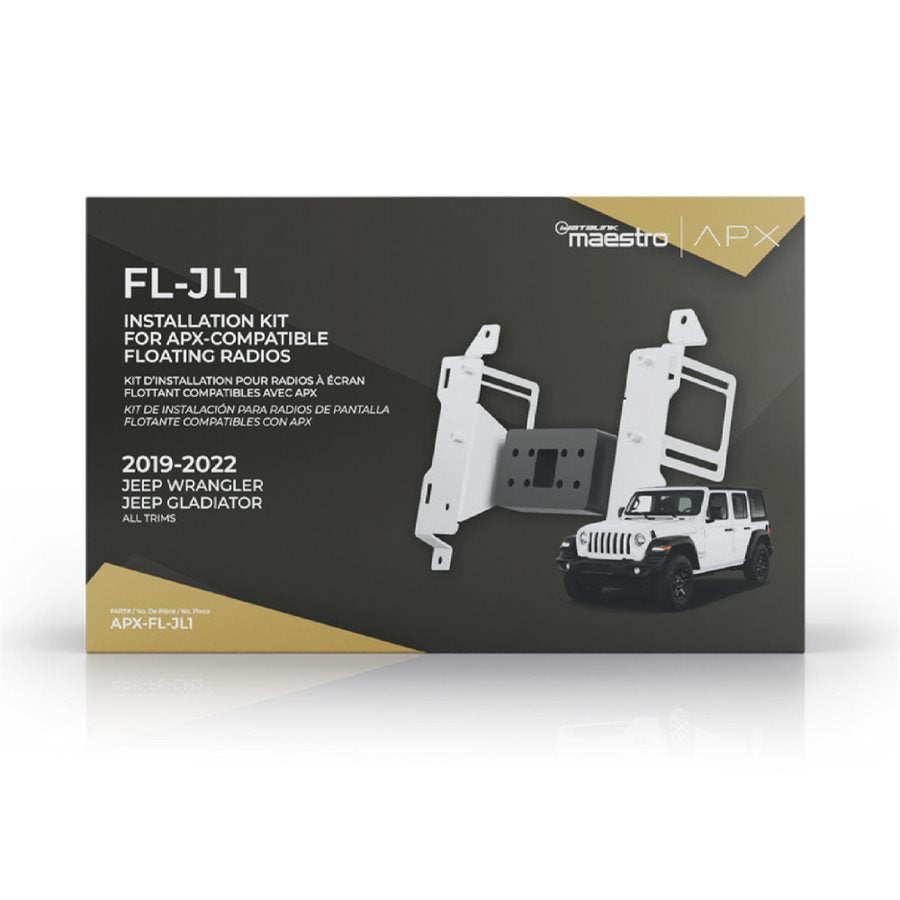 iDatalink APX-FL-JL1 Floating Radio Installation Kit for Select Jeep Wrangler and Gladiators