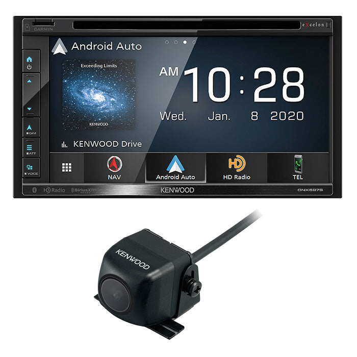 Kenwood DNX697S + CMOS-230 Backup Camera Bundle