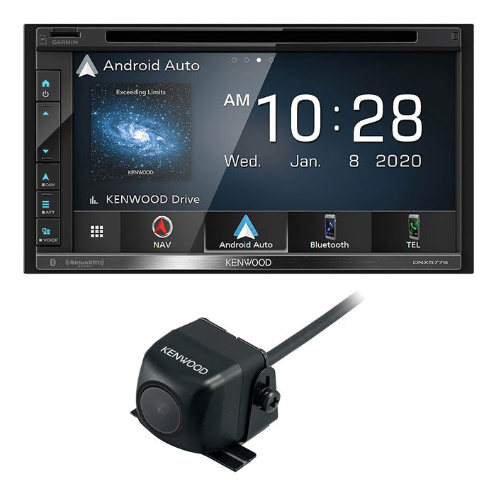 Kenwood DNX577S + CMOS-230 Backup Camera Bundle